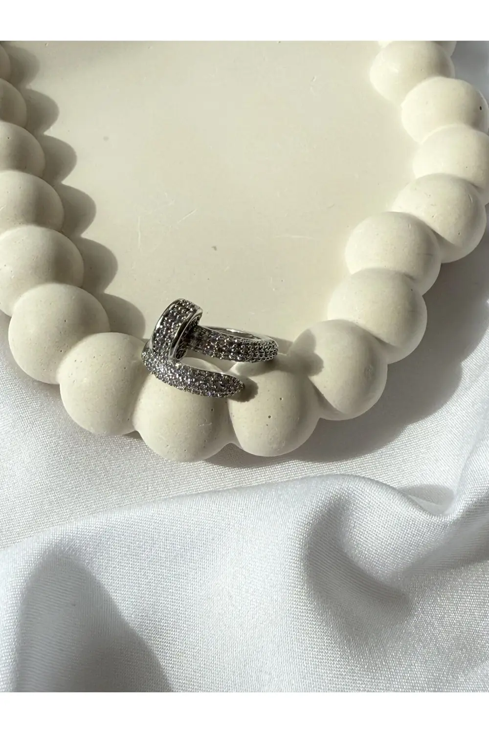 Atelier Emine Silver Çivi Model Yüzük