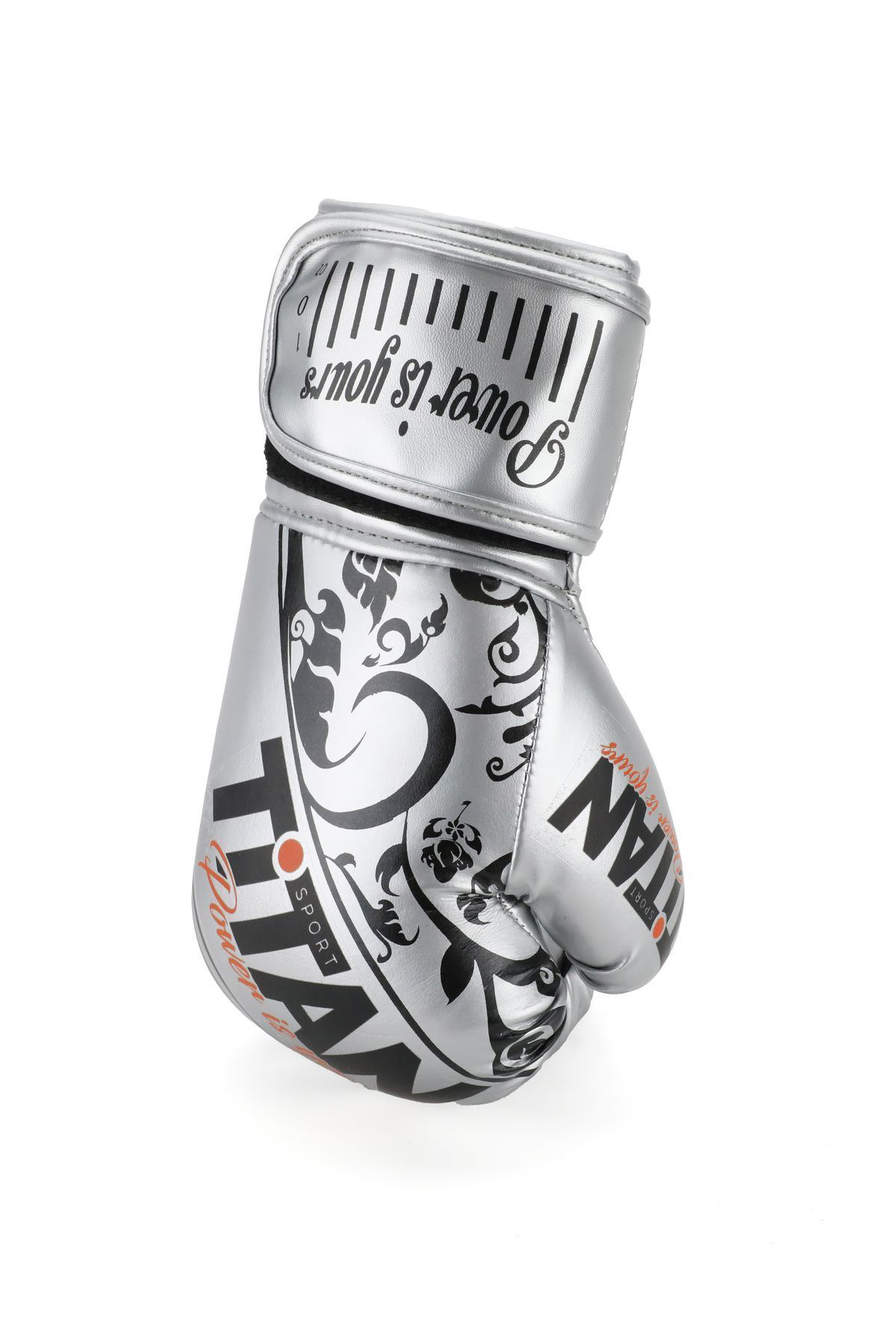 Titan Sport Silver İşlemeli Model Boks Eldiveni