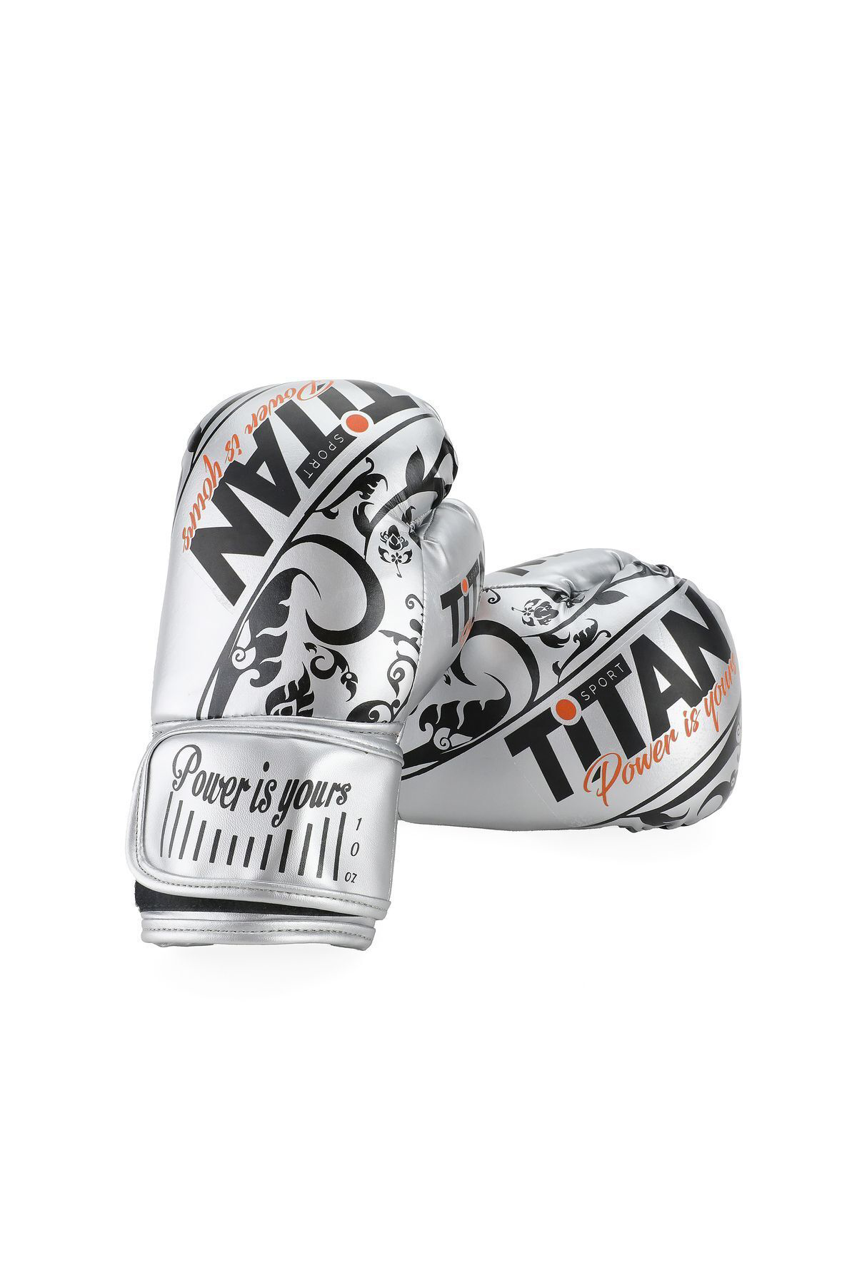 Titan Sport Silver İşlemeli Model Boks Eldiveni