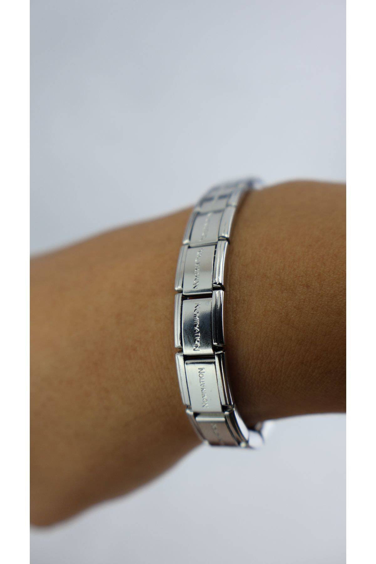 Nowa Silver İtalyan Charm Stainless Steel Nomination 18 Cm Bileklik Çe