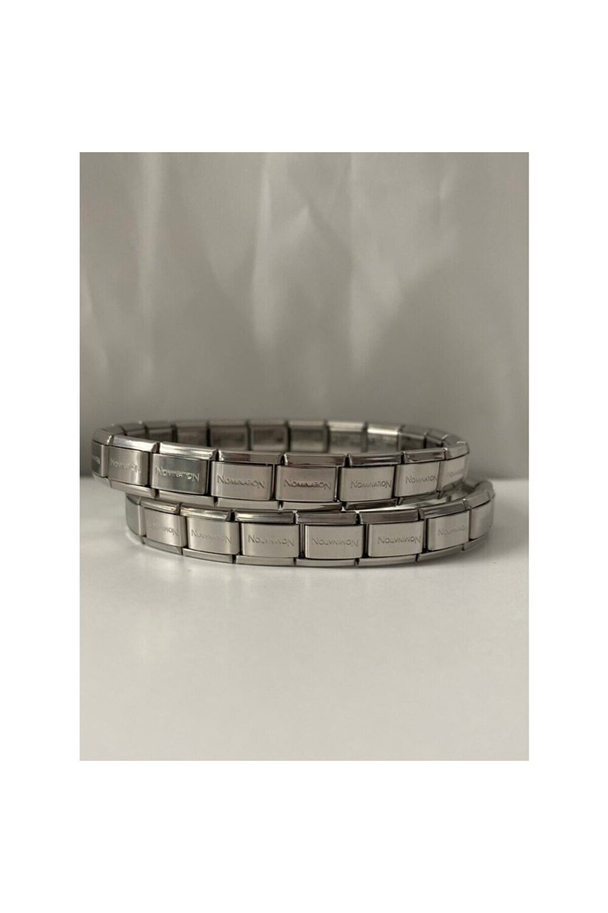 Nowa Silver İtalyan Charm Stainless Steel Nomination 18 Cm Bileklik Çe