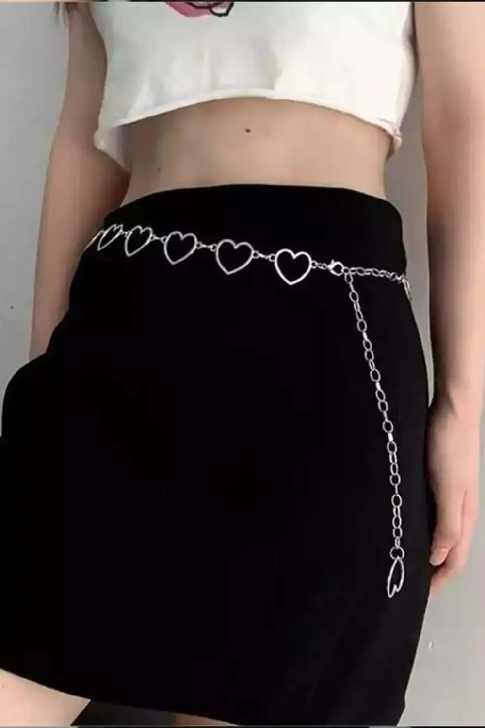 Silver Kalpli Zincir Bel Zinciri