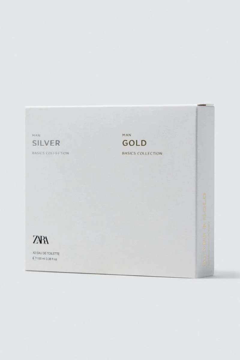 SILVER MAN GOLD EDT 2X100 ML (3.4 FL.OZ
