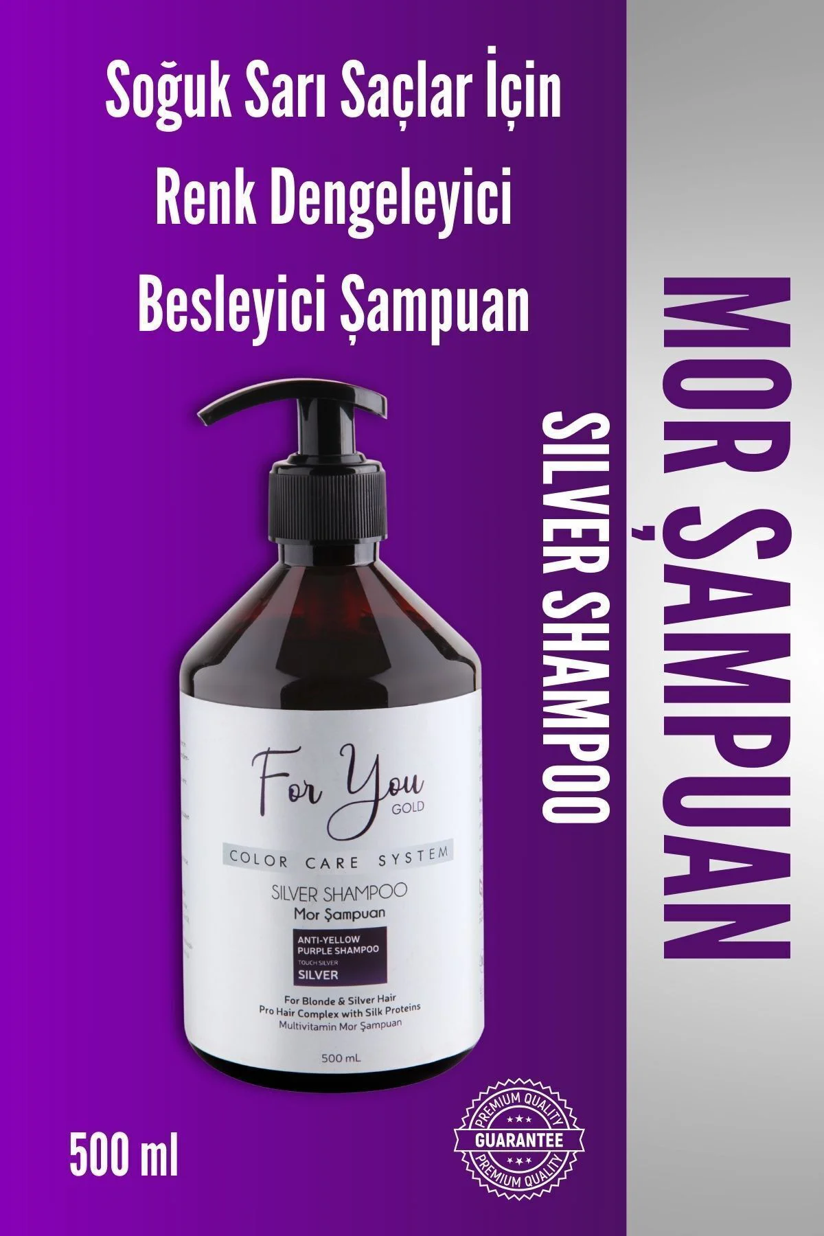 Silver Mor Şampuan (turunculaşma Karşıtı Mor Silver Şampuan)