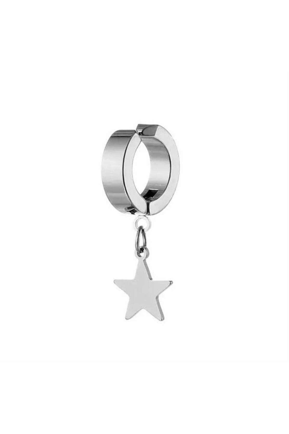 Silver Sallantılı Yıldız Tekli Küpe