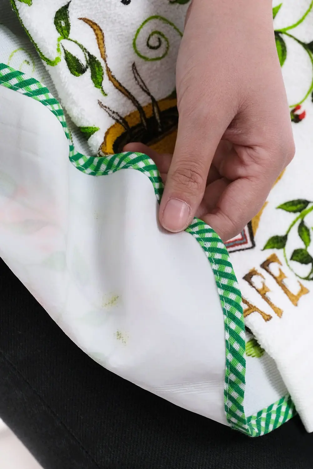 Silver Sıvı Geçirmez Mutfak Önlüğü Havlulu Mutfak Önlüğü