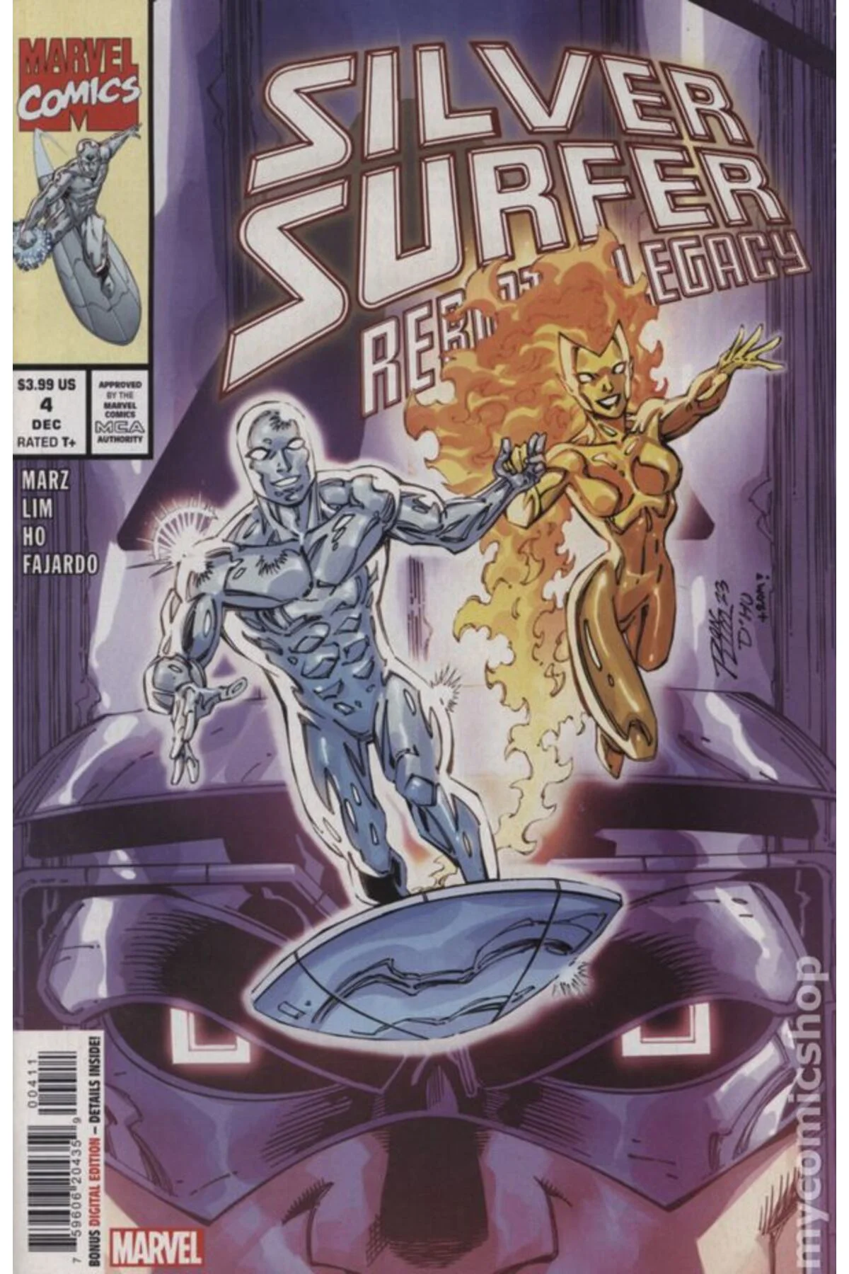 Silver Surfer Rebirth Legacy #4A (ingilizce)