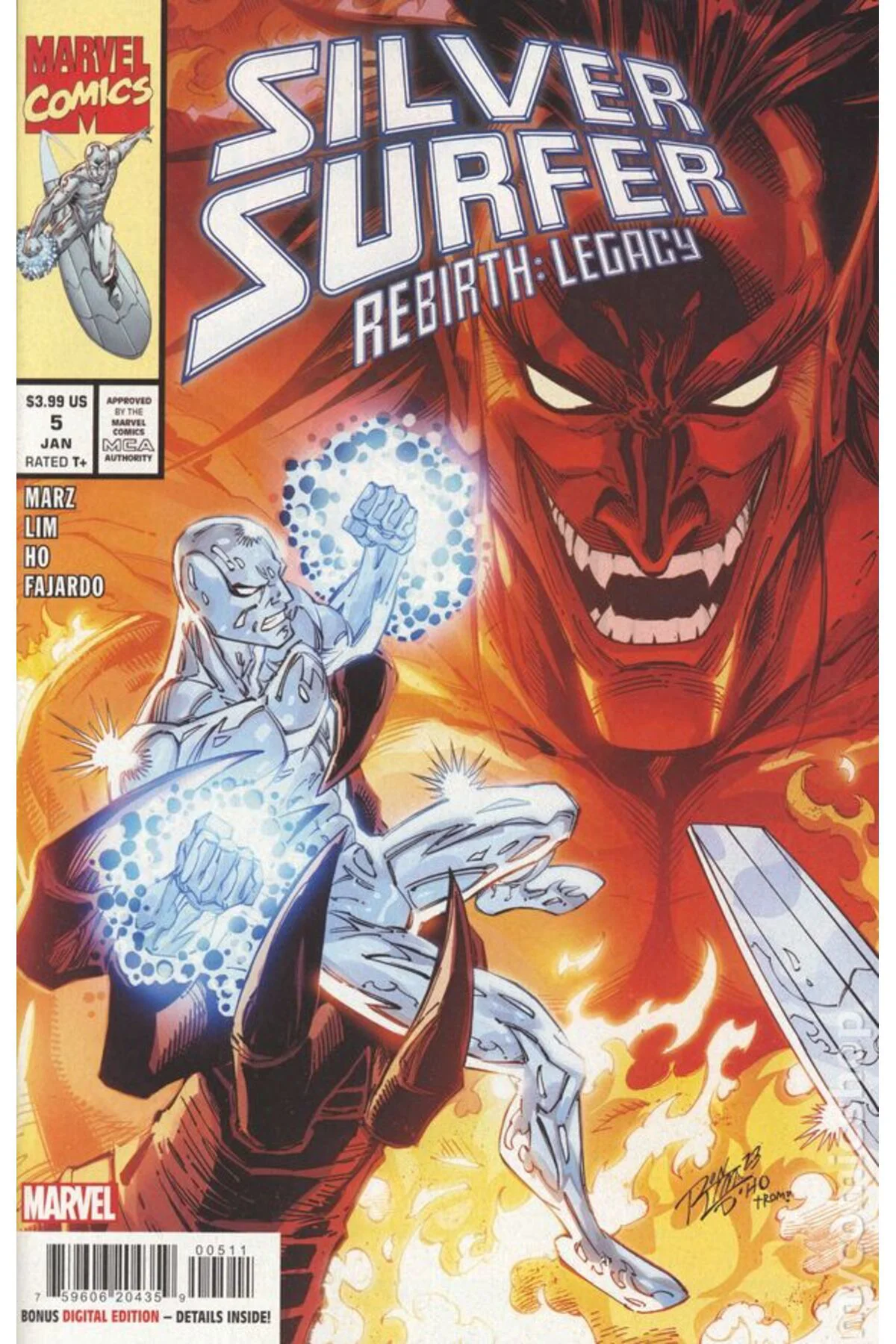 Silver Surfer Rebirth Legacy #5 (ingilizce)