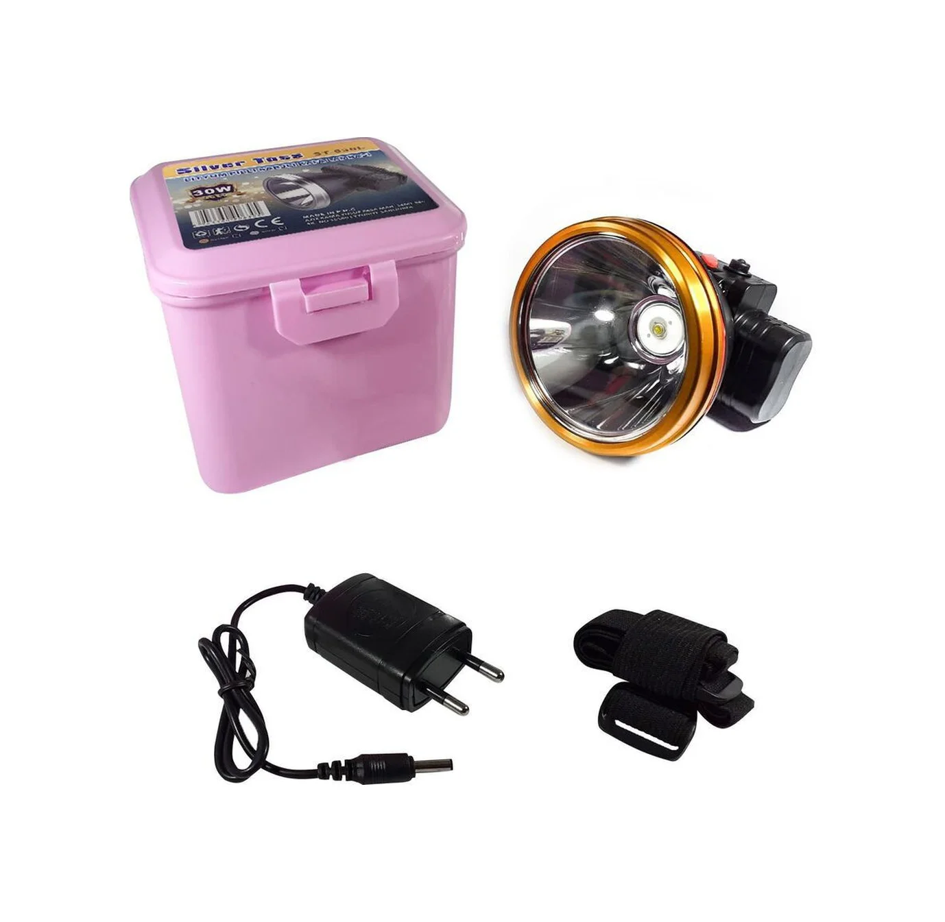Silver Toss St-630l 30 Watt Tek Led'li Şarjlı Kafa Lambası Diğer