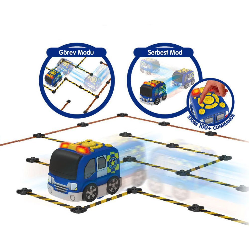 Silverlit Tooko Programlanabilen Polis Aracı Oyun Seti Silverlit Tooko Programlanabilen Polis Aracı Oyun Seti