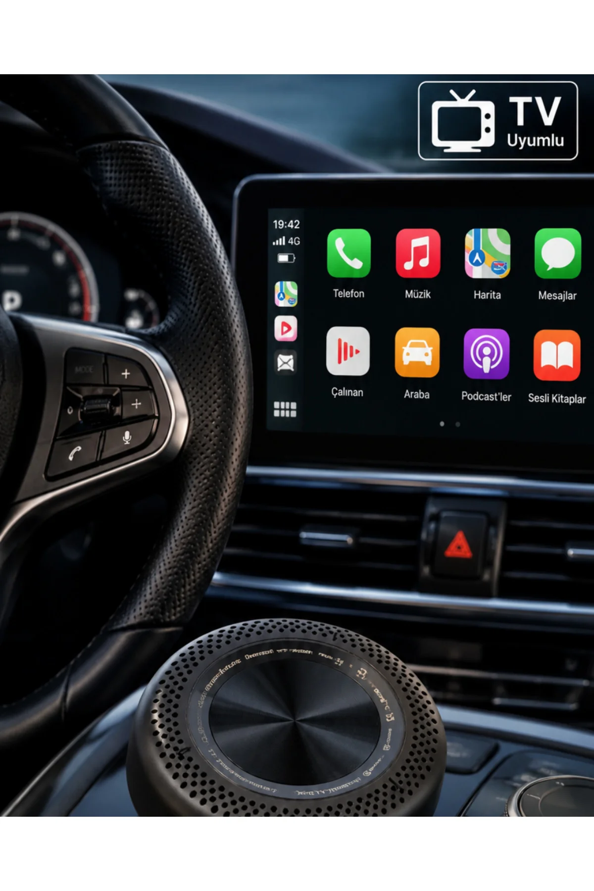 Sim Kart Takılabilen CarPlay Android Auto TV Stick 4G Destekli Me