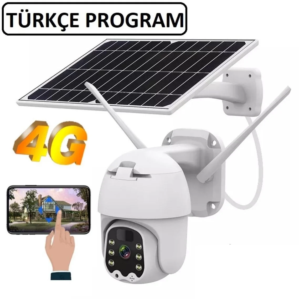 Sim Kartlı 4g Ptz 360 Hareketli Solar Güneş Enerjili 1080p Kamera Türkçe Program Son Sürüm Fiyatı, Yorumları ve Özellikleri