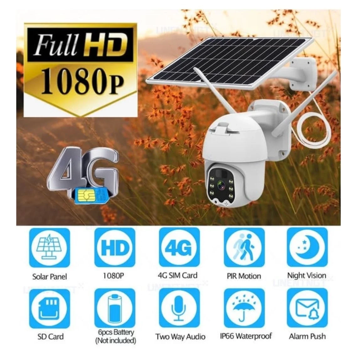 Sim Kartlı 4g Ptz 360 Hareketli Solar Güneş Enerjili 1080p Kamera Türkçe Program Son Sürüm Fiyatı, Yorumları ve Özellikleri