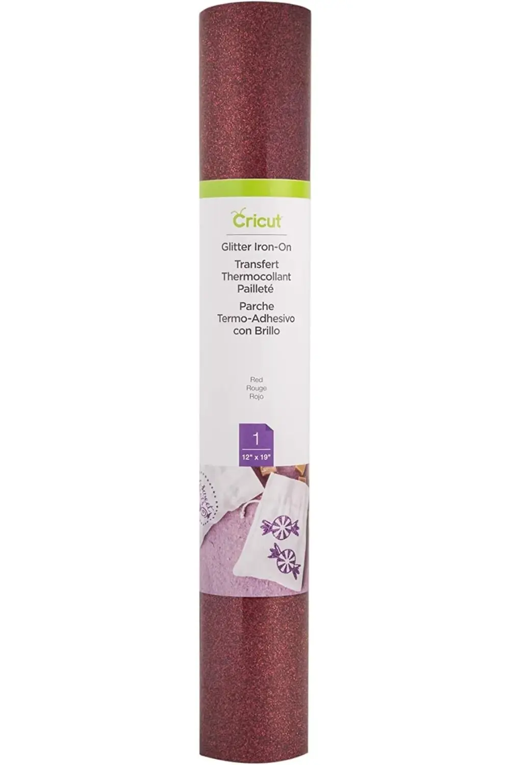 sim, ütüyle yapıştırmak için, okyanus 12" x 19" kırmızı 395519