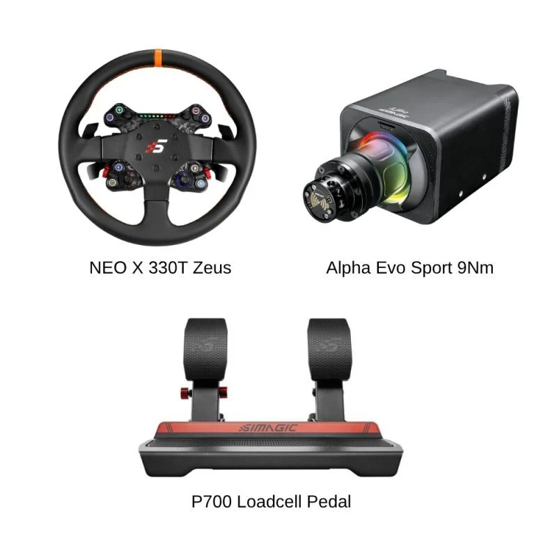 Simagic Alpha Evo Sport Neo X 330T Zeus P700 Direksiyon Seti Bund