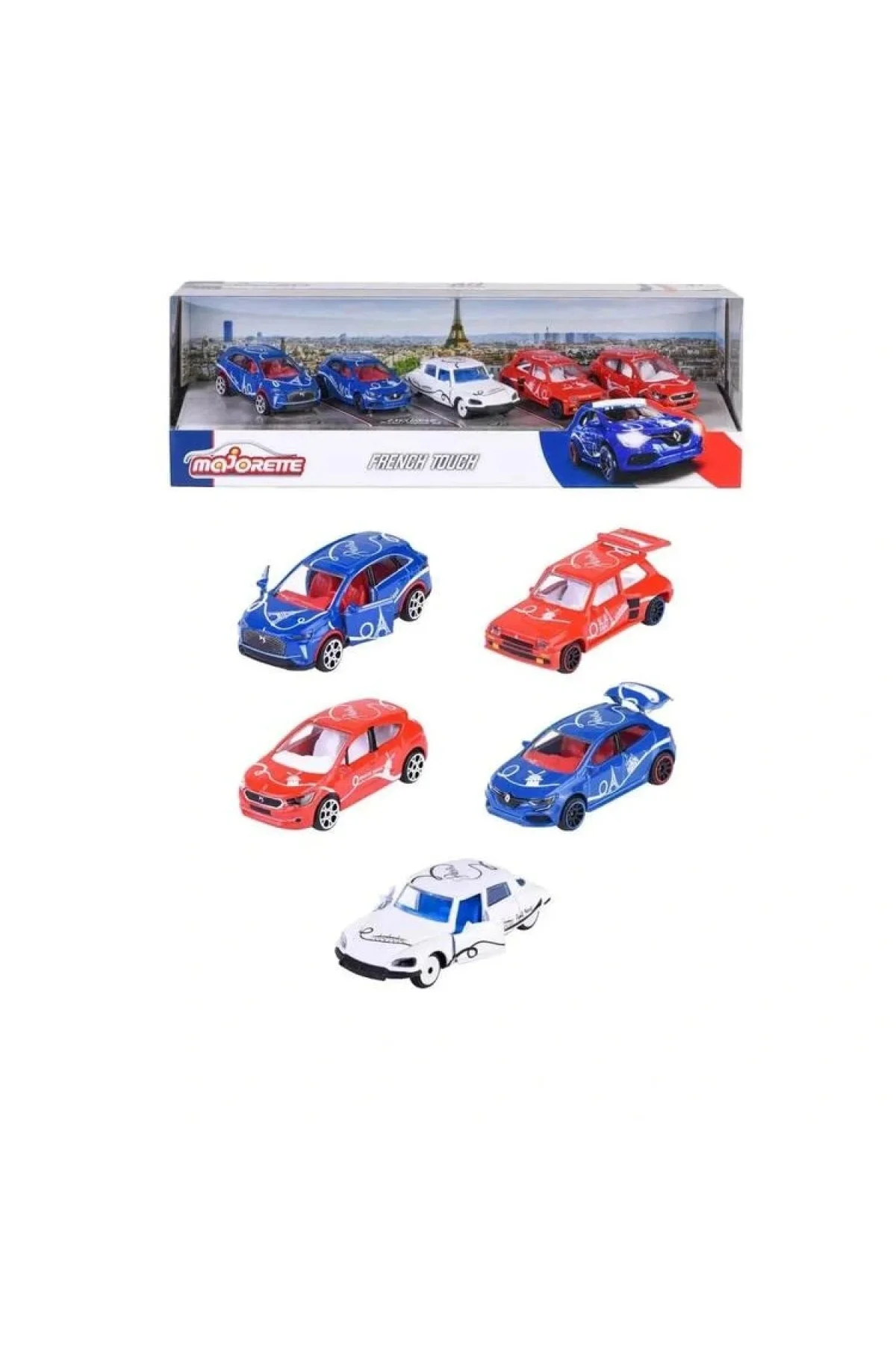 SİMBA 2055012 FRENCH TOUCH METAL 5'Lİ ARABA SETİ 1:64 3+