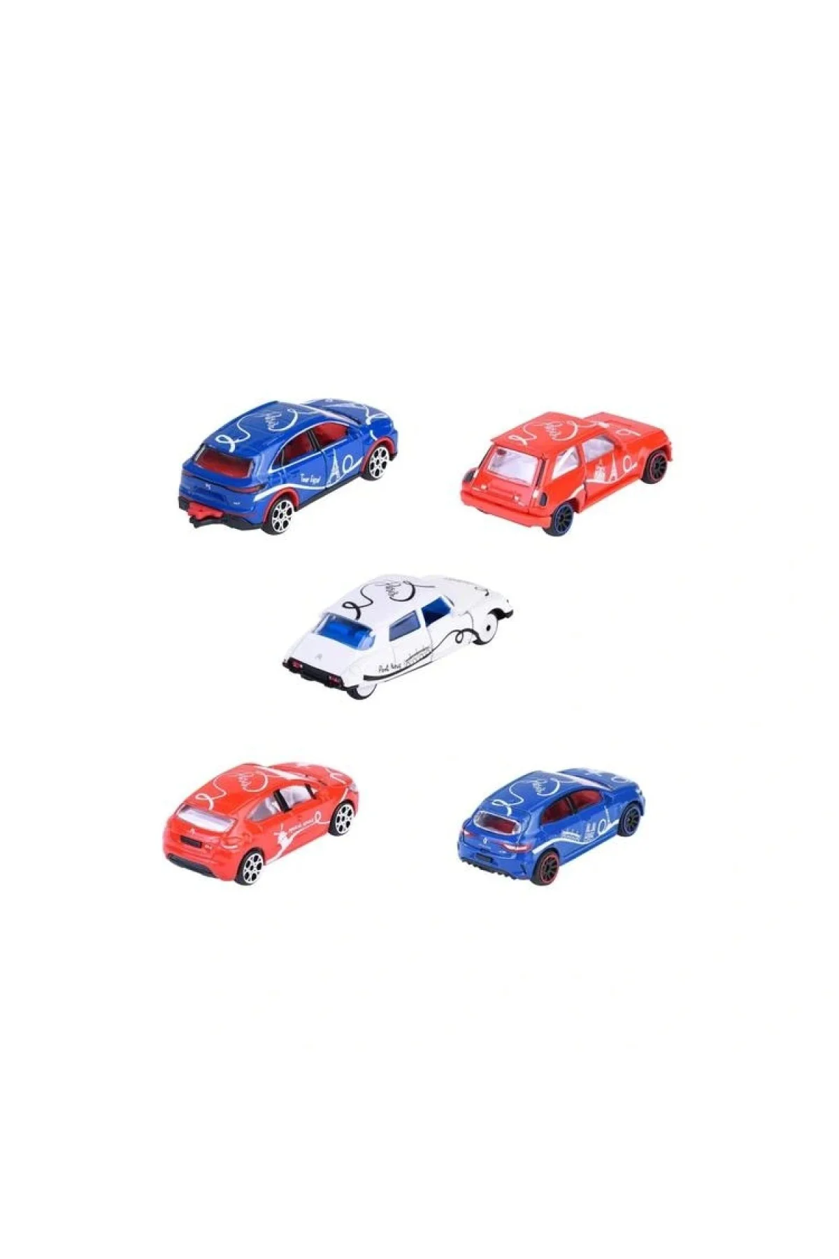 SİMBA 2055012 FRENCH TOUCH METAL 5'Lİ ARABA SETİ 1:64 3+