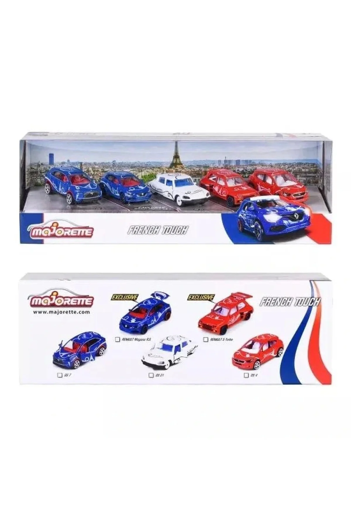 SİMBA 2055012 FRENCH TOUCH METAL 5'Lİ ARABA SETİ 1:64 3+