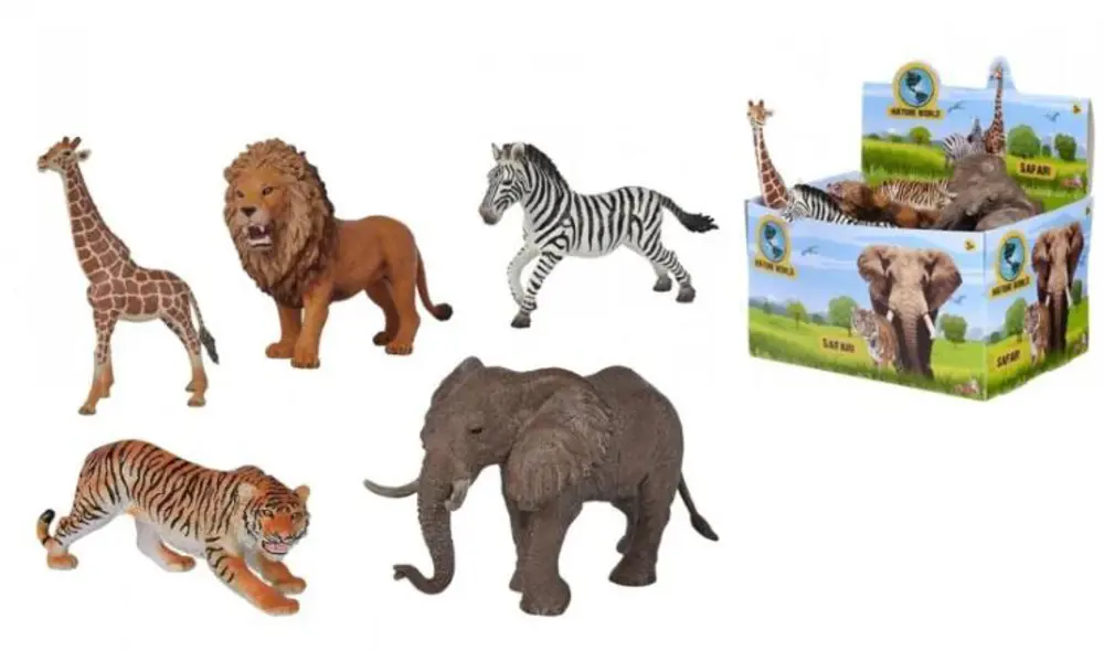 SIMBA 4342642 SAFARI ANIMALS 5 ASS-10/20 SIMBA 4342642 SAFARI ANIMALS 5 ASS-10/20