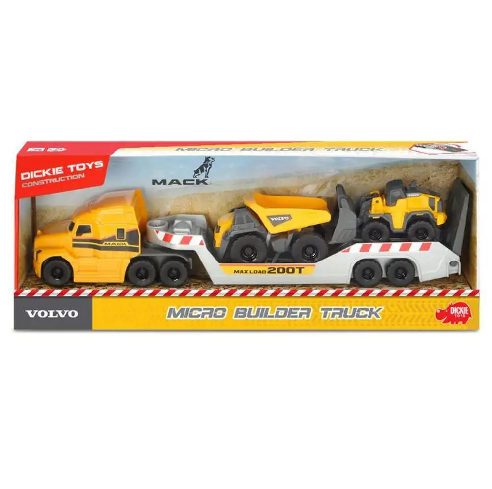 SIMBA DICKIE 3725005 MACK VOLVO MICRO BUILDER-12