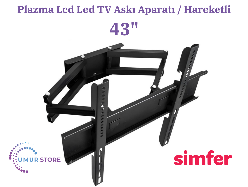 Simfer 43SFSV4N 43" VIDAA Smart 108/109 Ekran Lcd Led TV Hareketl
