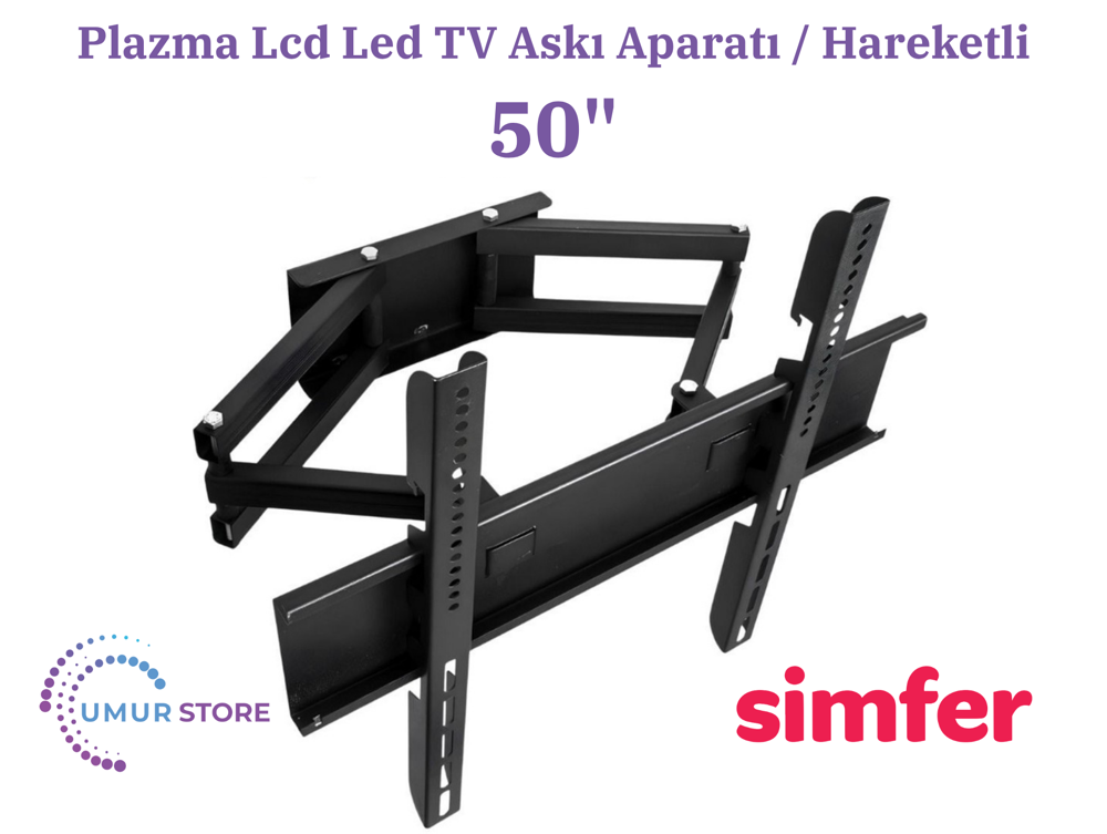 Simfer 50SFSV6B 50" Vidaa 126/127 Ekran Lcd Led TV Hareketli Duva
