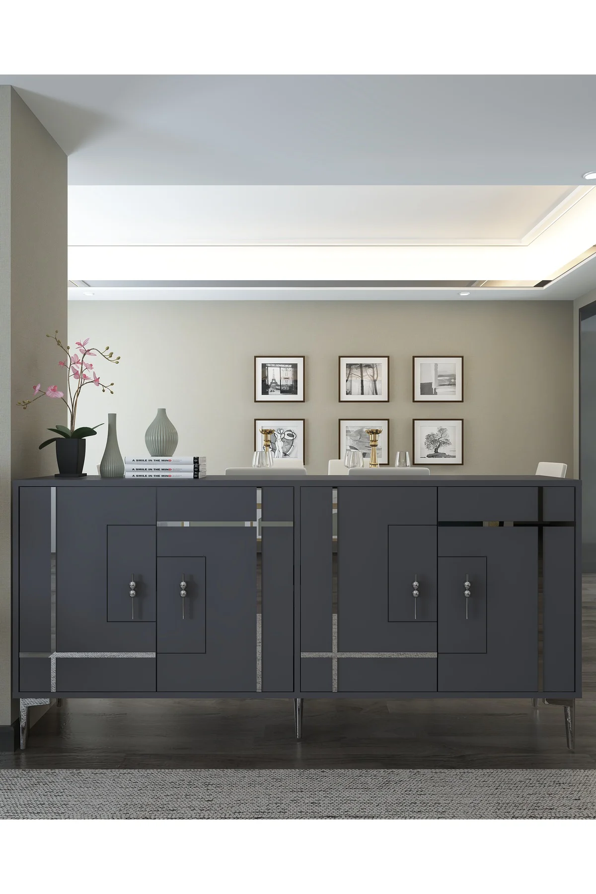 SİMGECT (KX180) KONSOL BEYAZ-ALTIN