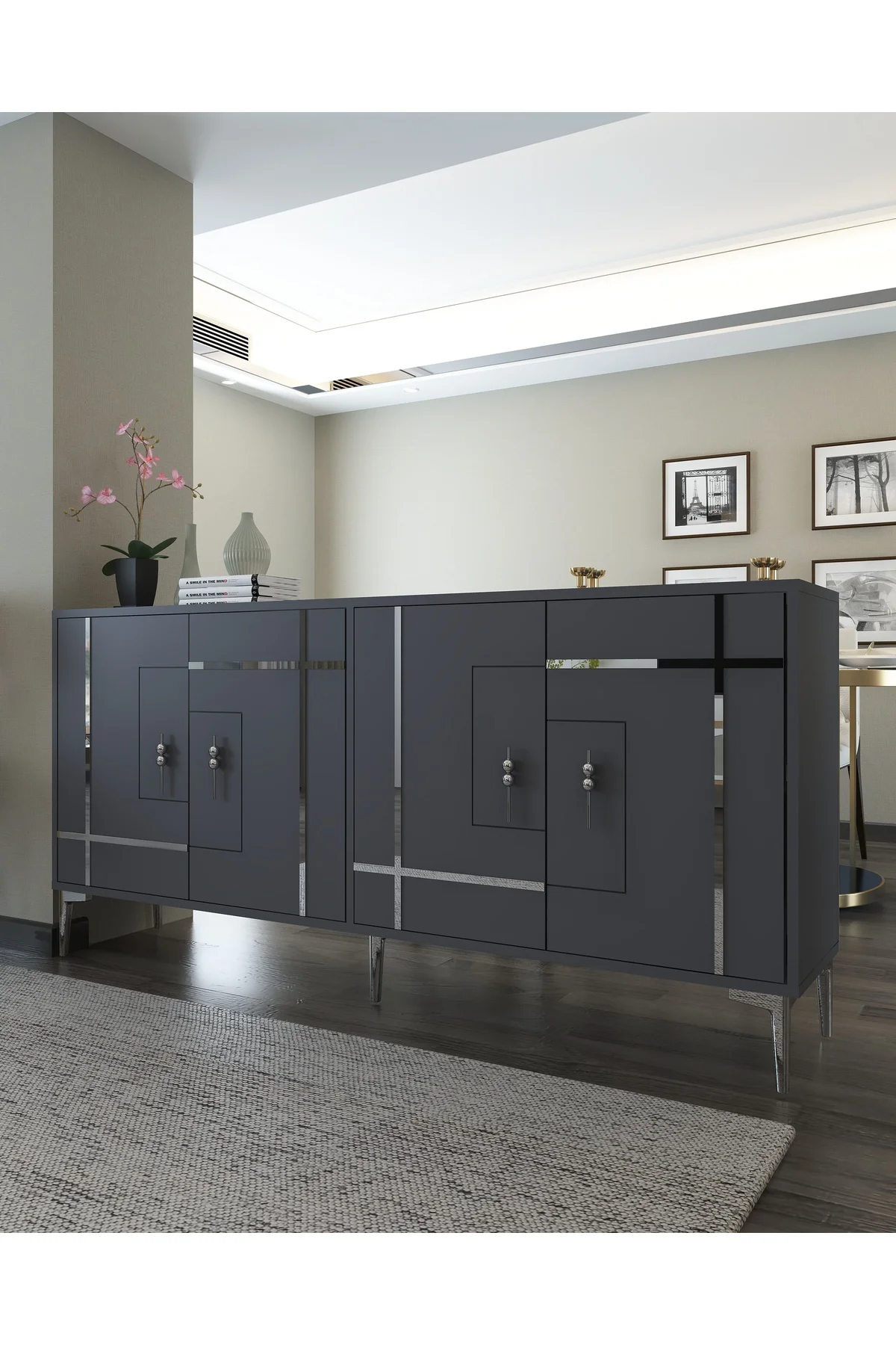 SİMGECT (KX180) KONSOL BEYAZ-ALTIN