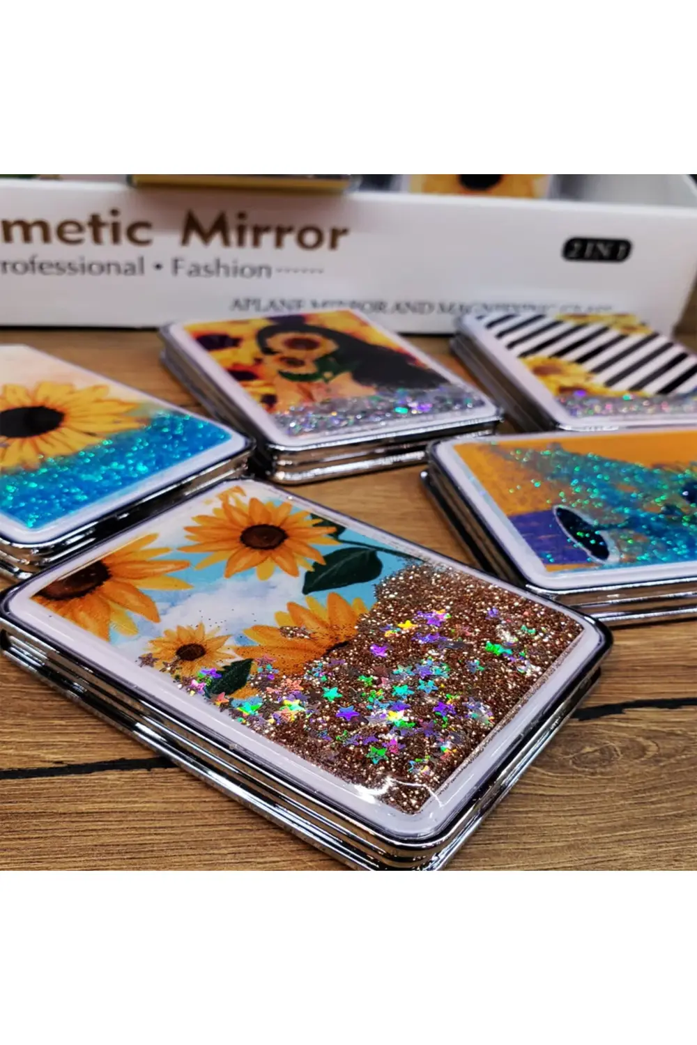 Kanonik Education Simli Kapaklı Cep Aynası