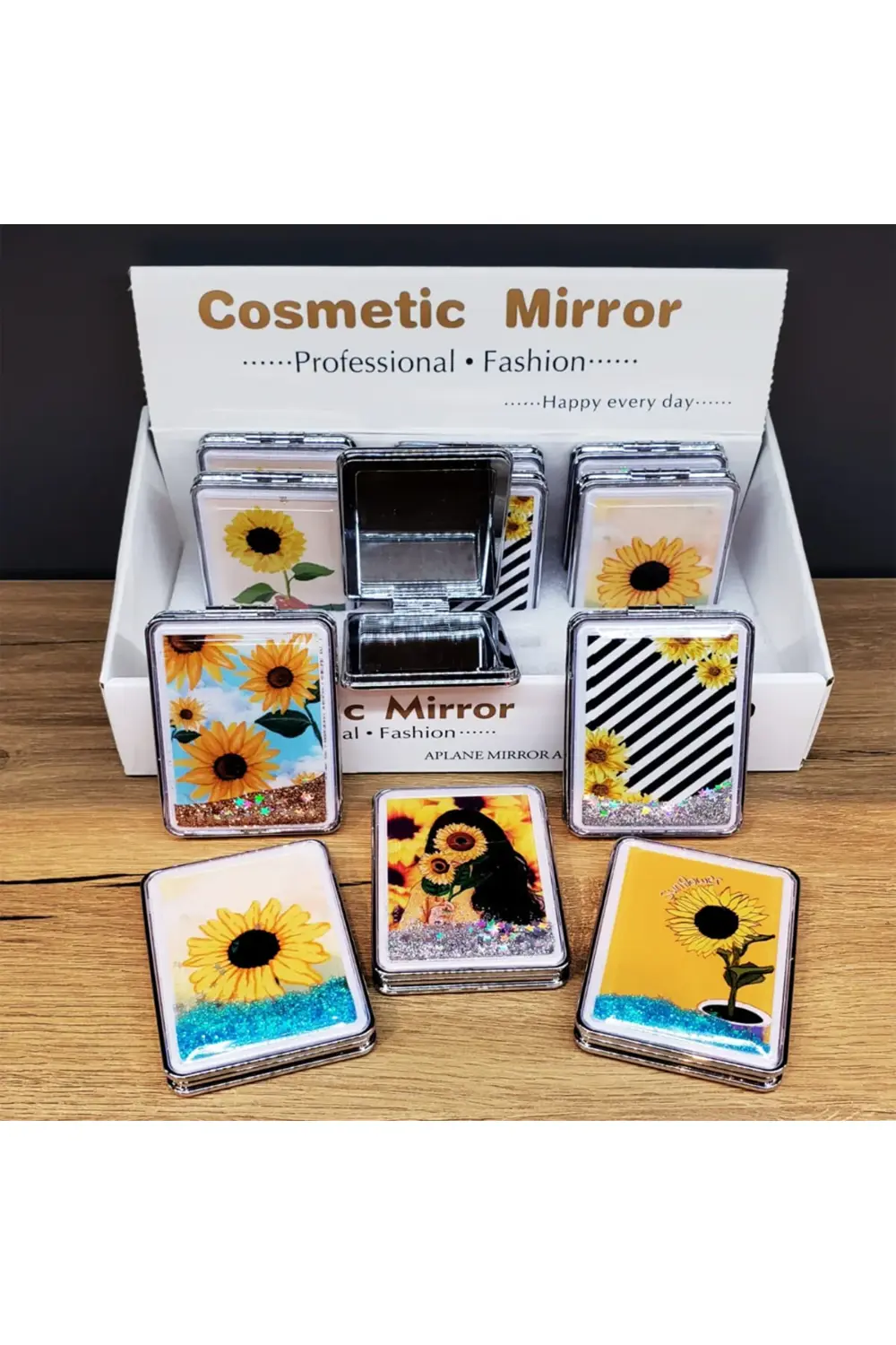 Kanonik Education Simli Kapaklı Cep Aynası