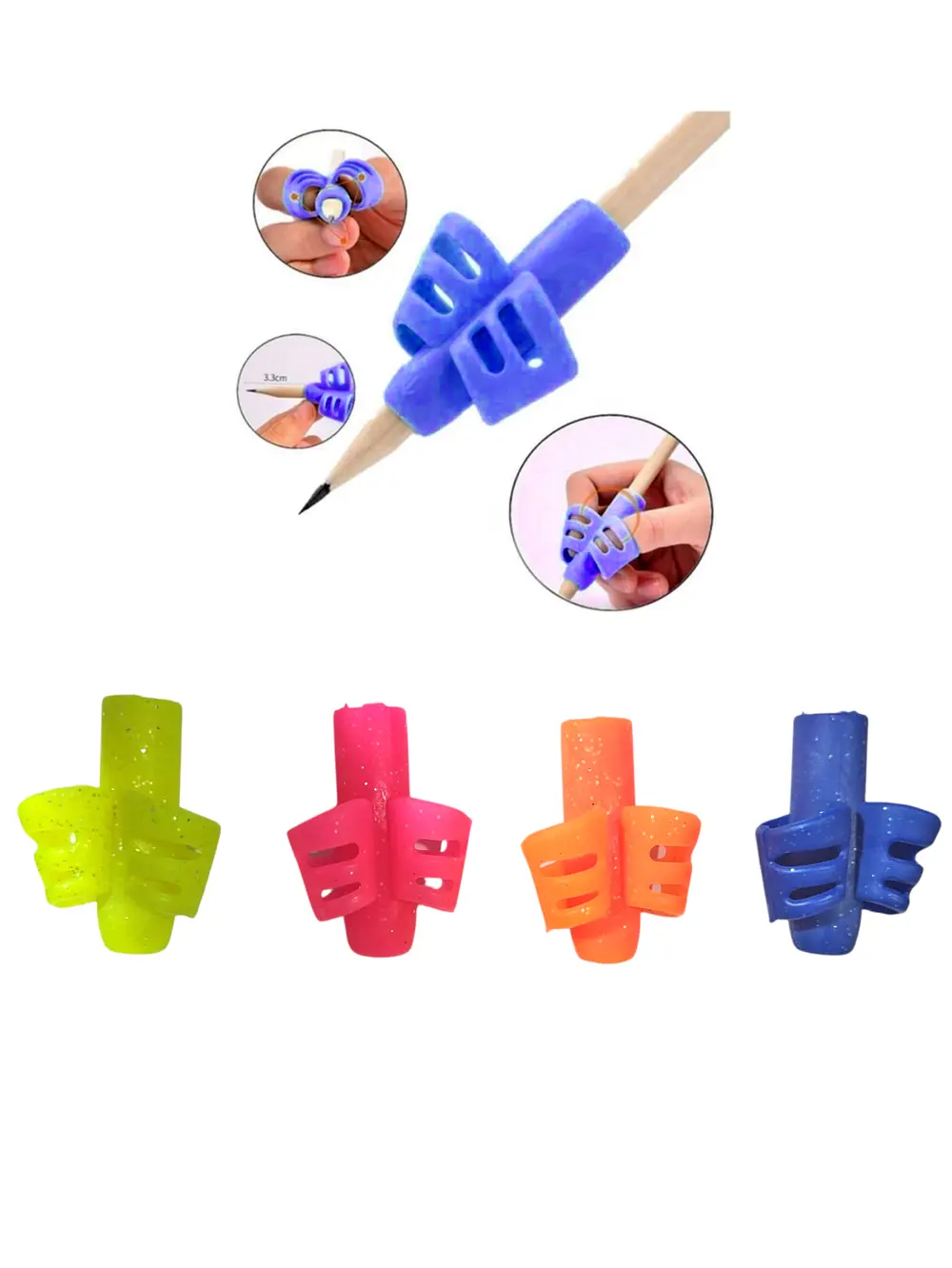 Simli Kolay Kalem Tutma Aparatı Silikon - 1 Adet