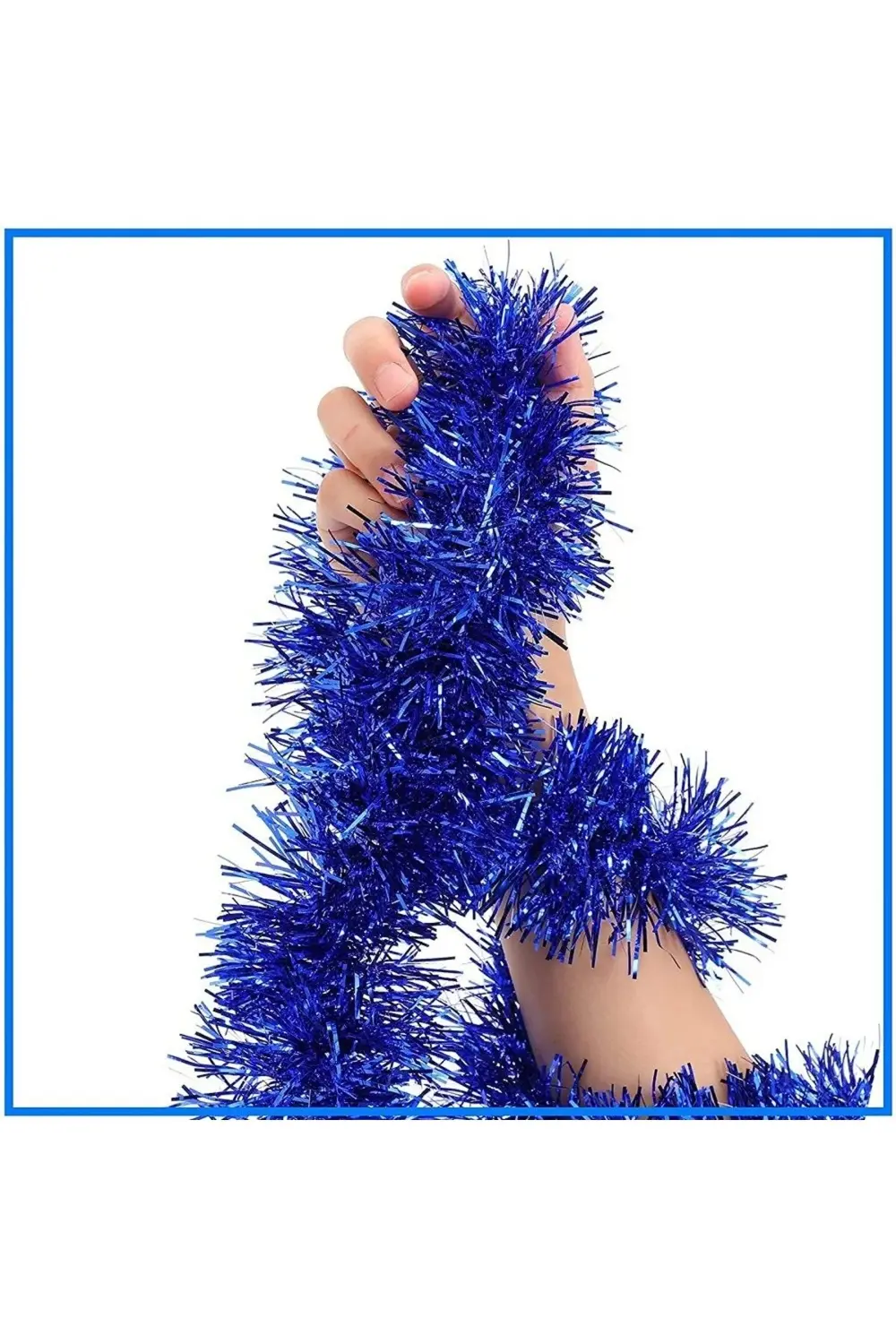 Kanonik Education Simli Parti Süsü 2 Metre Mavi