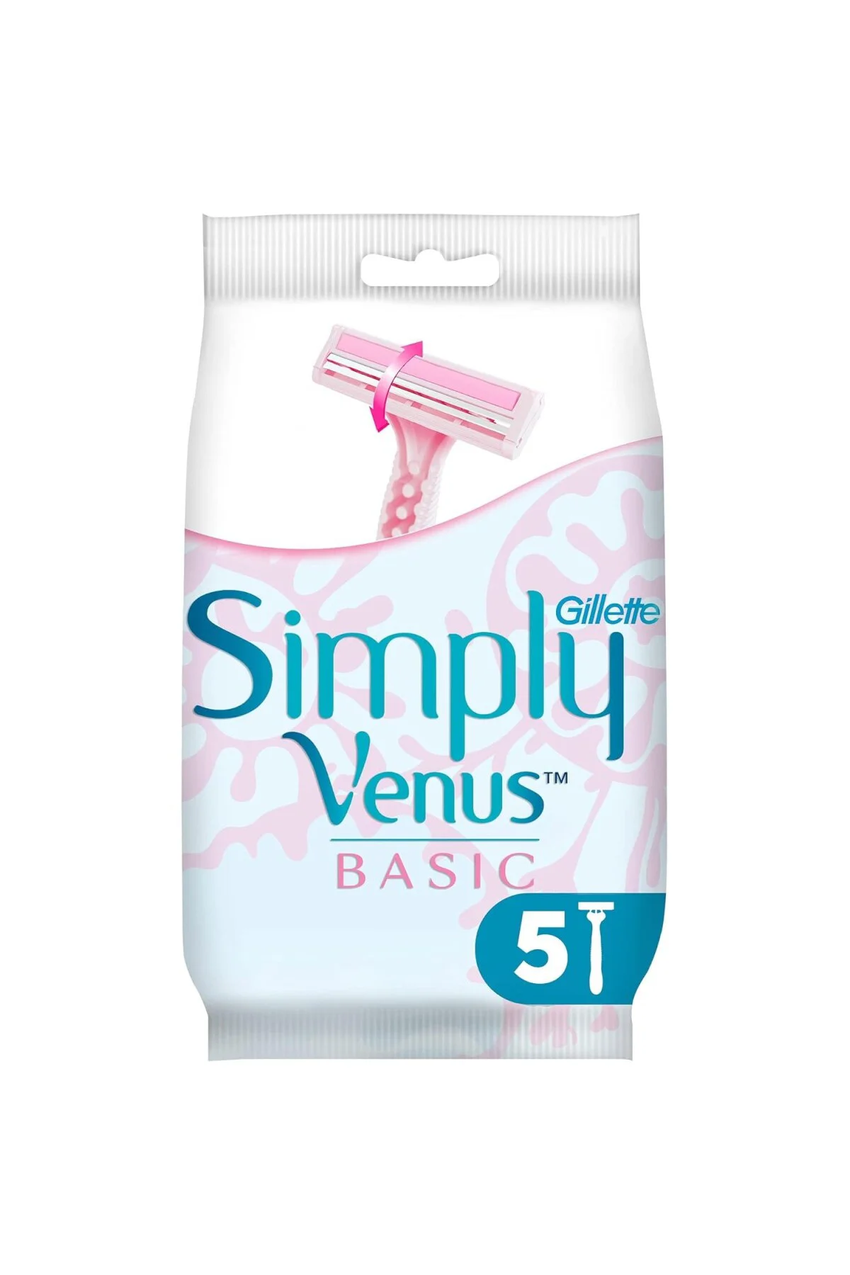 Simply Venus 2 Basic Kullan At Kadın Tıraş Bıçağı 5 Adet Simply Venus 2 Basic Kullan At Kadın Tıraş Bıçağı 5 Adet