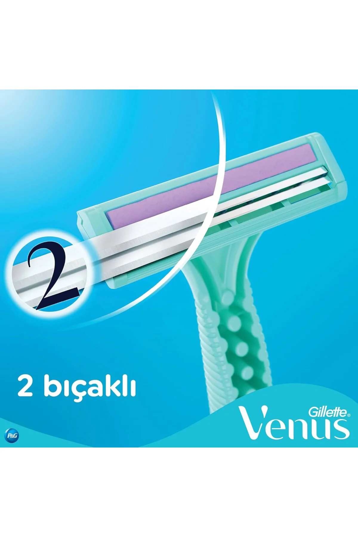 Simply Venus 2 Kullan At Kadın Tıraş Bıçağı 4'lü 2li paket