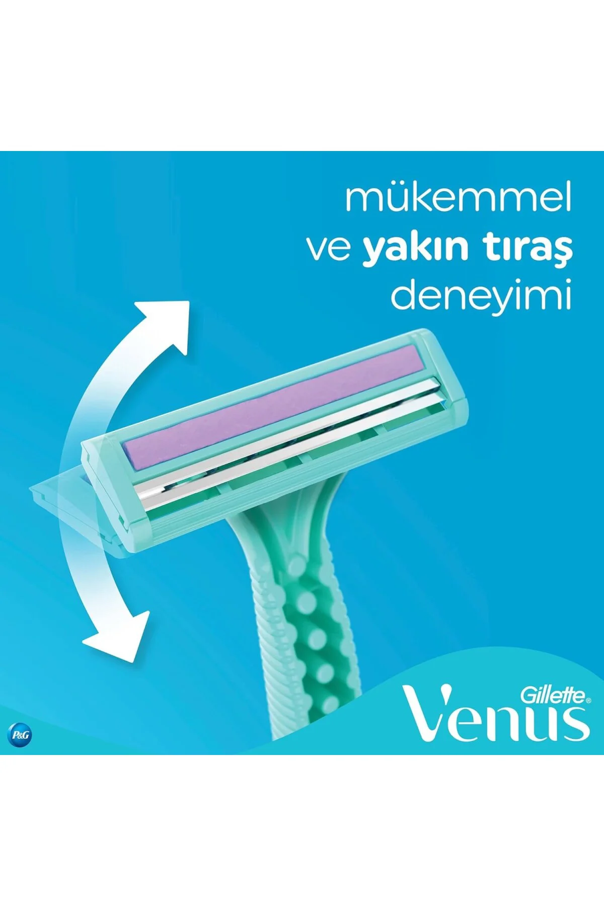 Simply Venus 2 Kullan At Kadın Tıraş Bıçağı 4'lü 2li paket