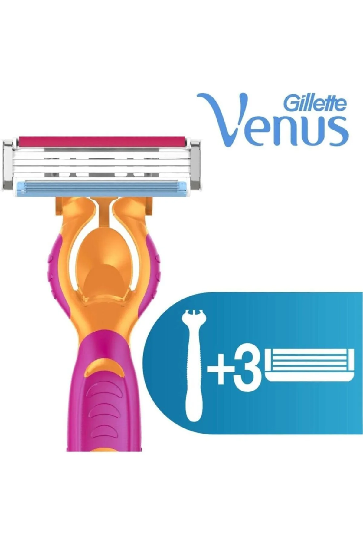 Simply Venus 3 Tıraş Makinesi + 3 Yedek Tıraş Bıçağı
