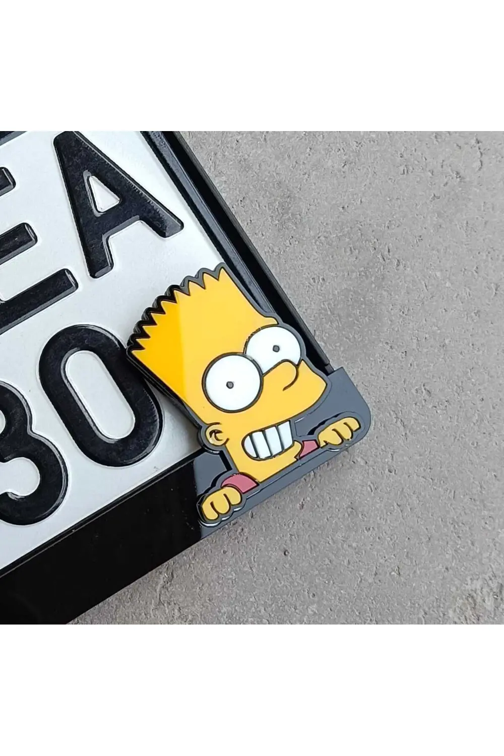 Simpson Motor Plakalık | Motorsiklet Plakalık | Lazer Kesim Plaka