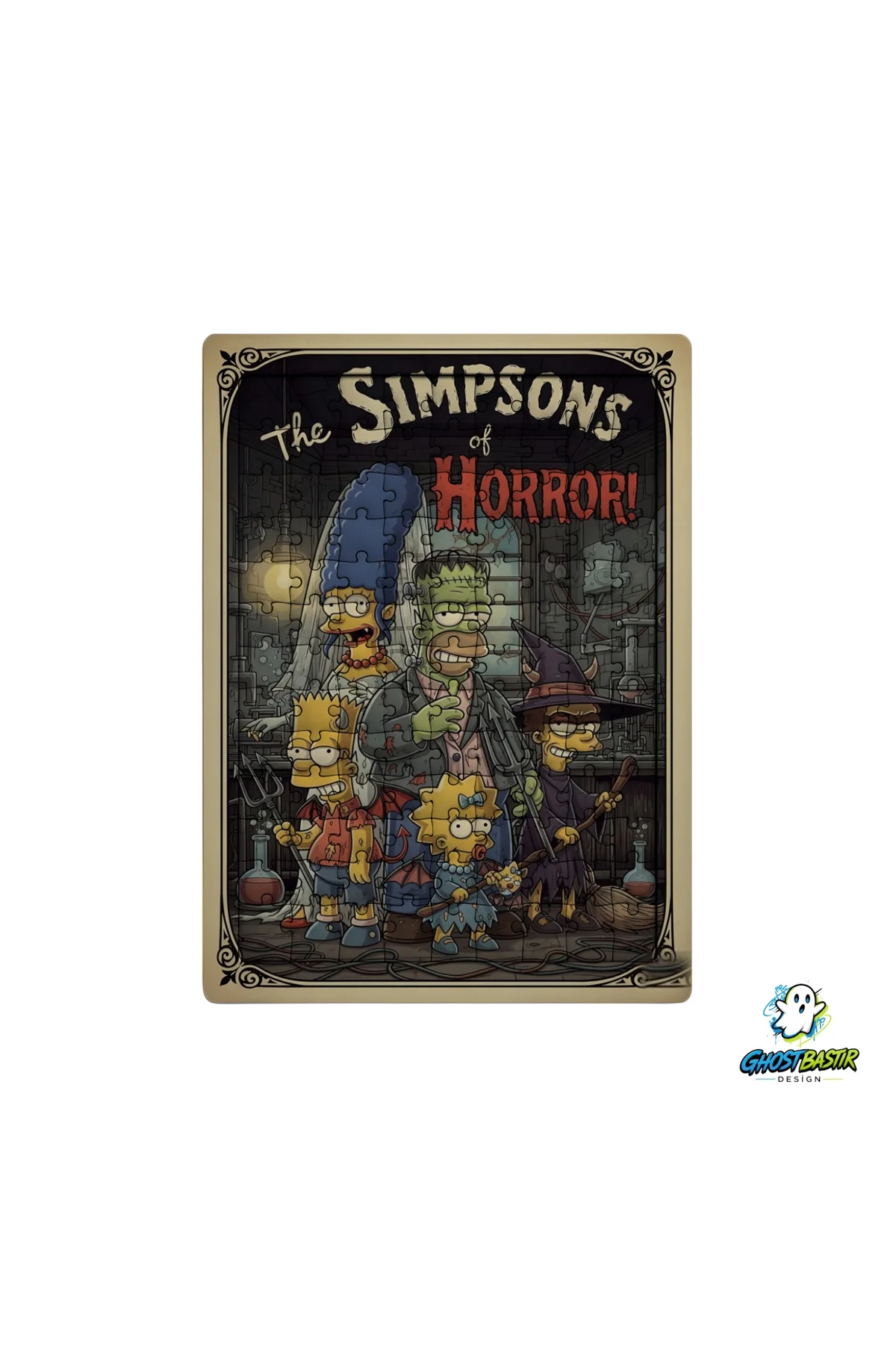 Simpsons Horror 99 Parça Ayaklı Puzzle – Dekoratif Çocuk Yapbozu 0224