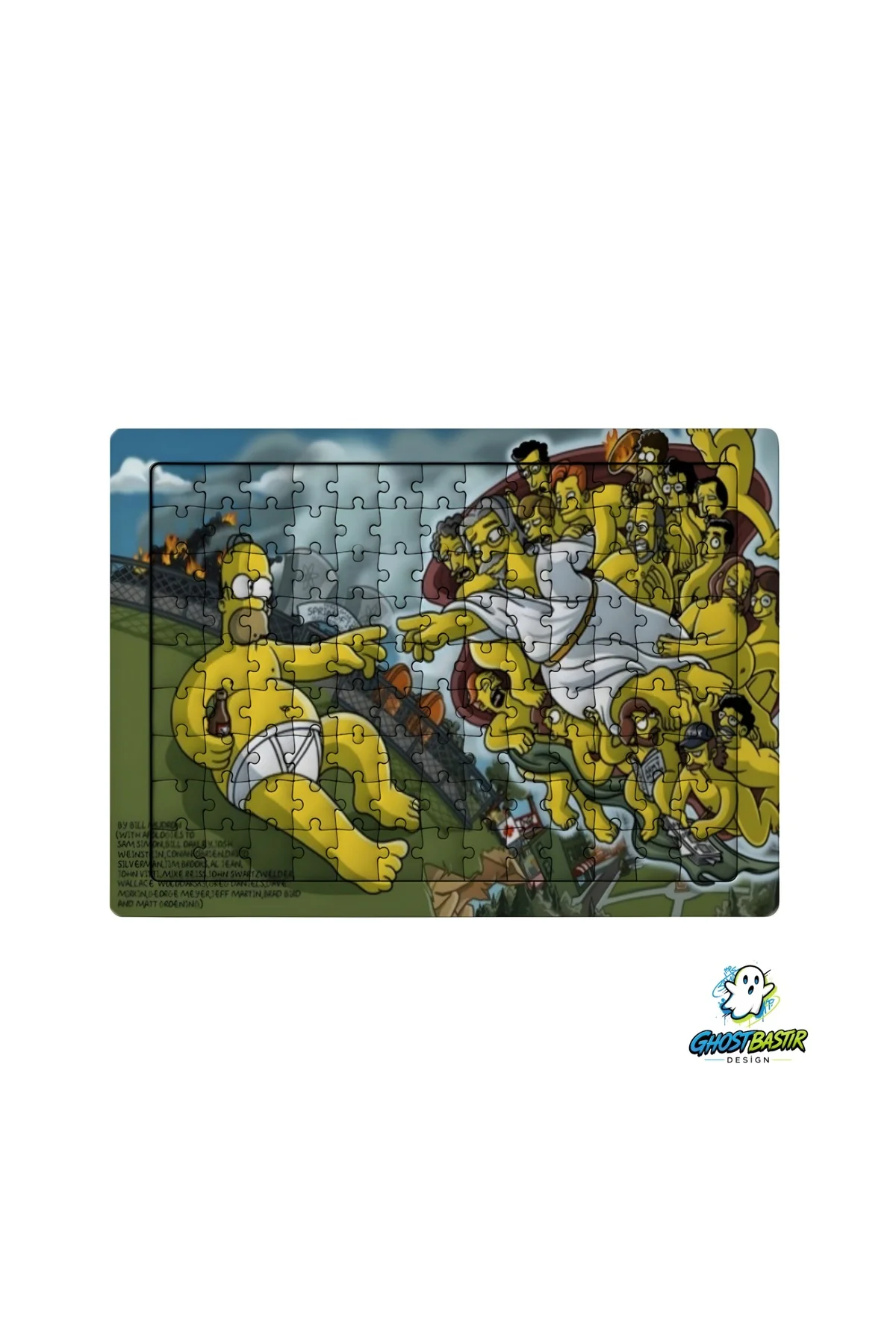 Simpsons Tanrının Eli 99 Parça Ayaklı Puzzle – Dekoratif Çocuk Yapbozu 0190