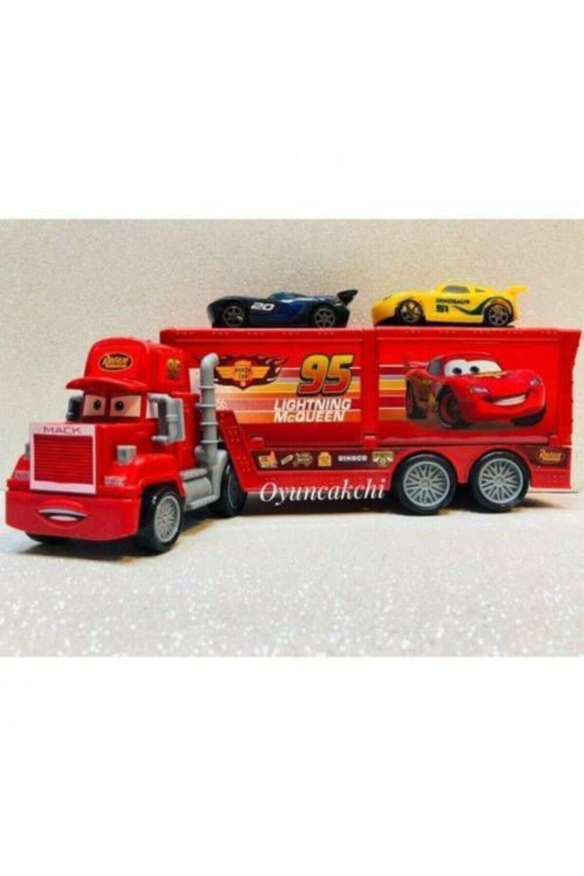 Suden Şimşek Mcqueen Tır 2 Araçlı Kapakları Açılabilen Tır