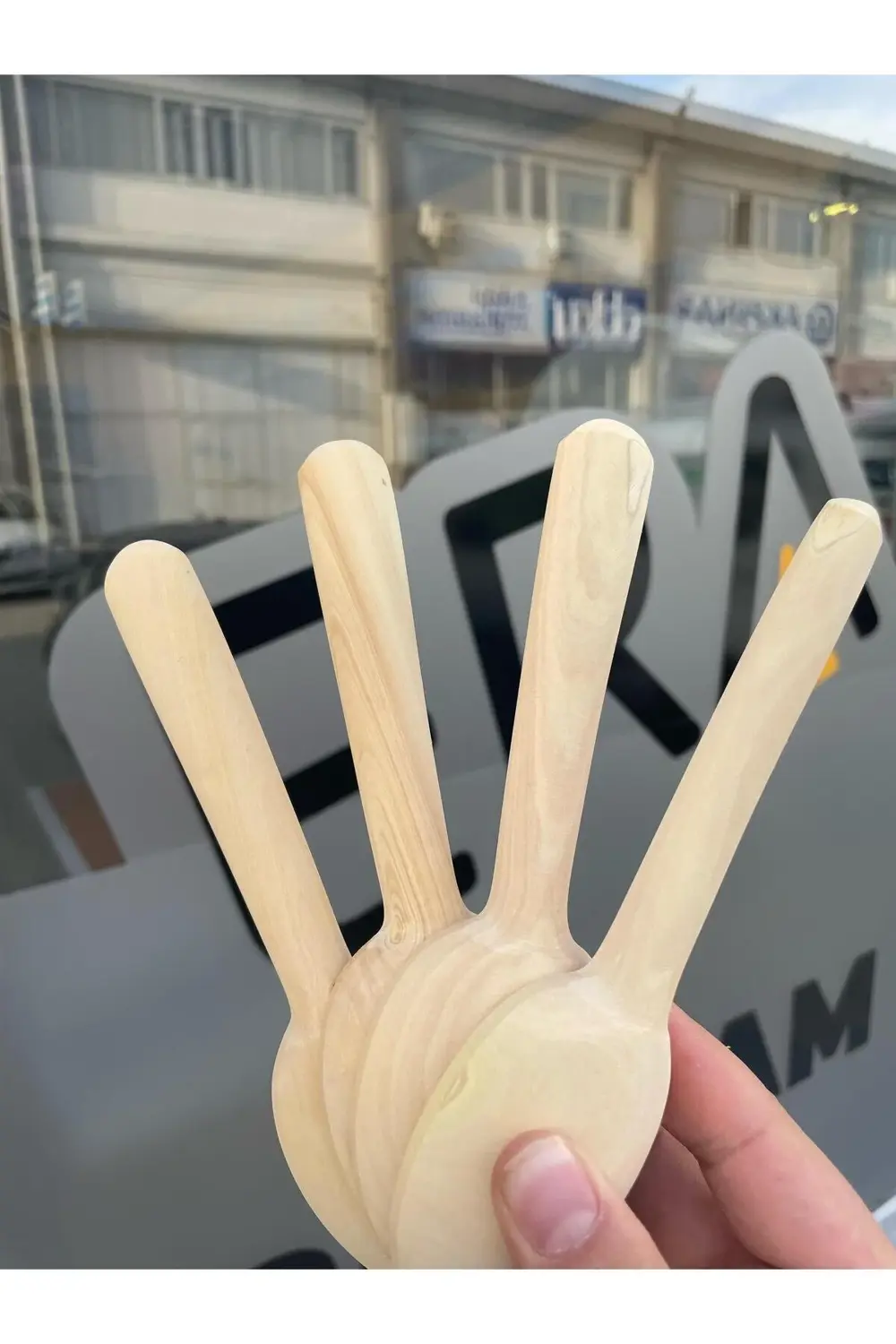 Şimşir Ankara Oyun Kaşığı Takımı (4 Adet)