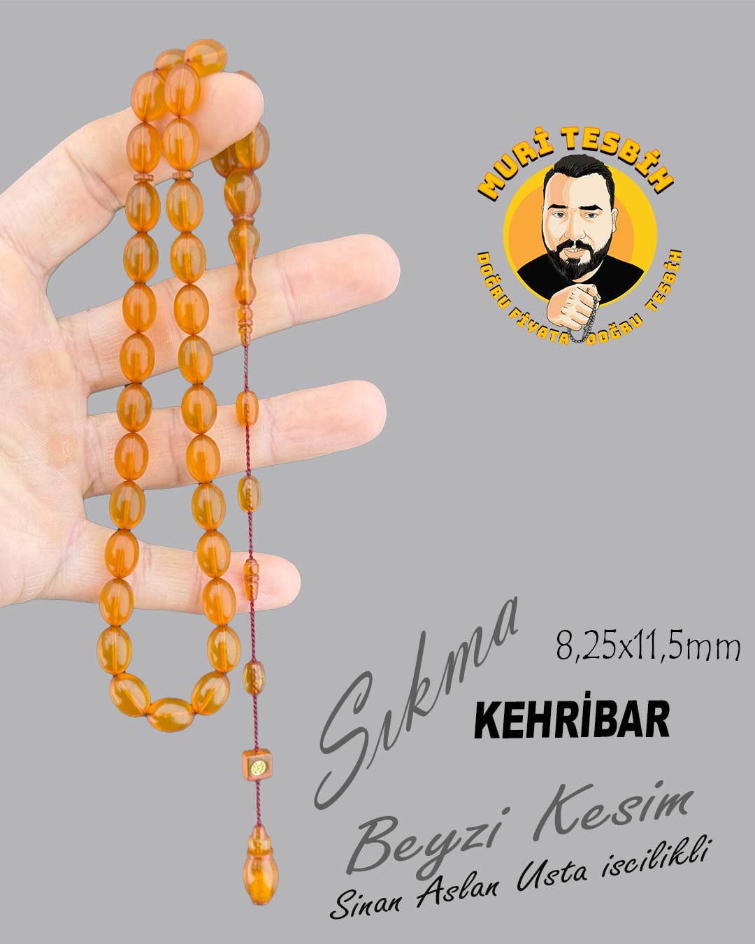 SİNAN ASLAN SIKMA KEHRİBAR BEYZİ KESİM 8,25X11,50 SİNAN ASLAN SIKMA KEHRİBAR BEYZİ KESİM 8,25X11,50