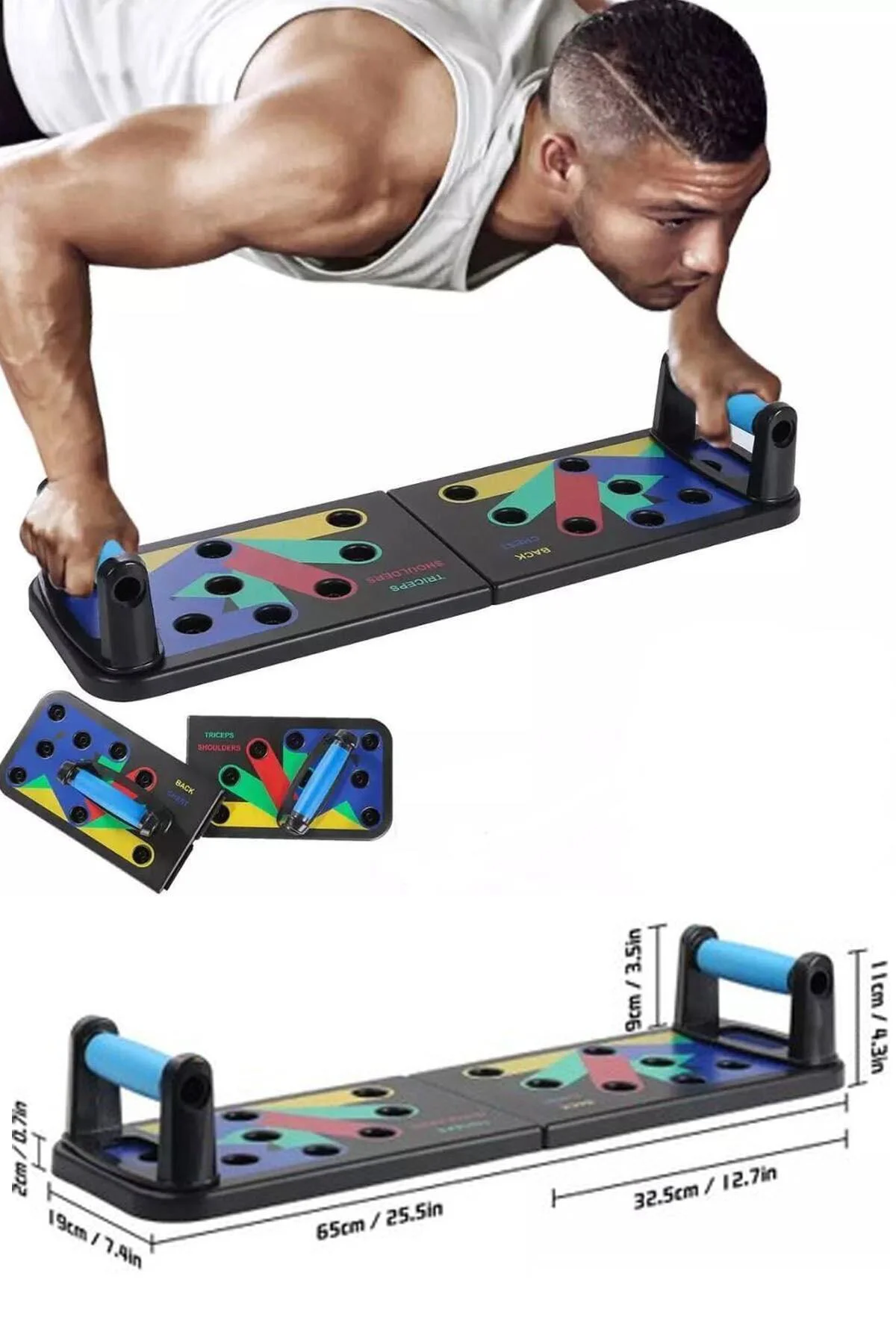 Şınav Tahtası Şınav Çekme Çalışma Aleti Push Up Tahtası Çok Fonks