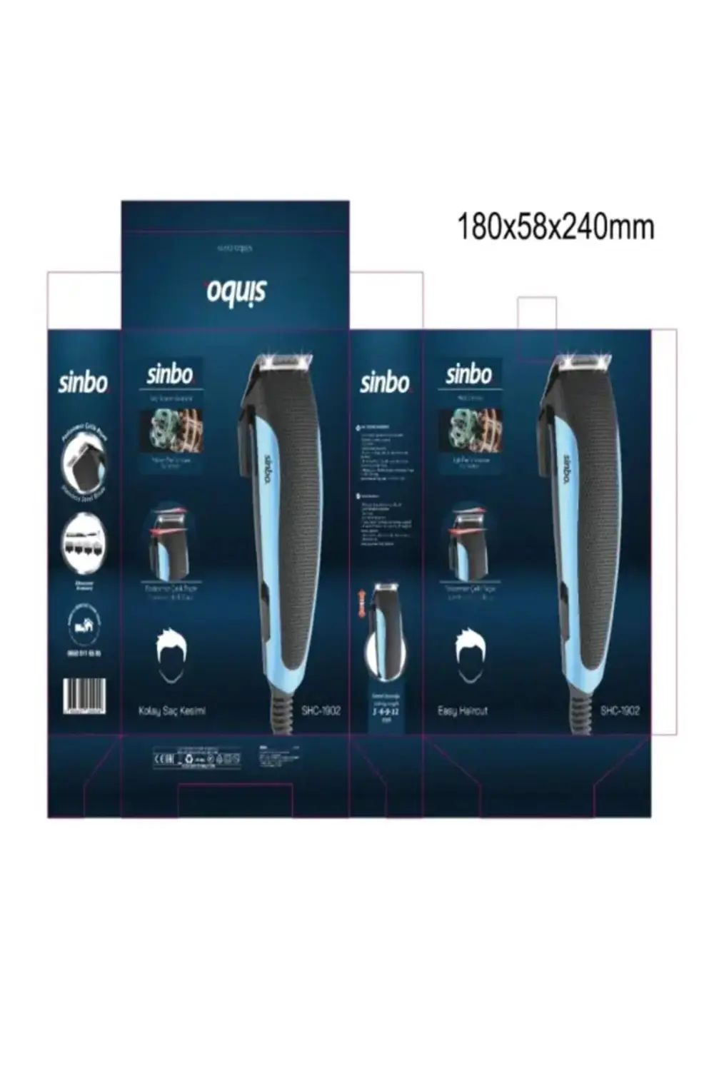 Sinbo SHC1902 Saç Kesme Makinesi