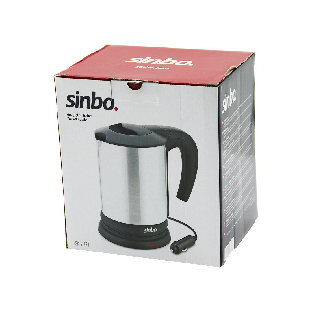 Just Cheap Store Sinbo Sk-7371  12V  Araç İçi Kettle  Paslanmaz Çelik  Su İsiticis