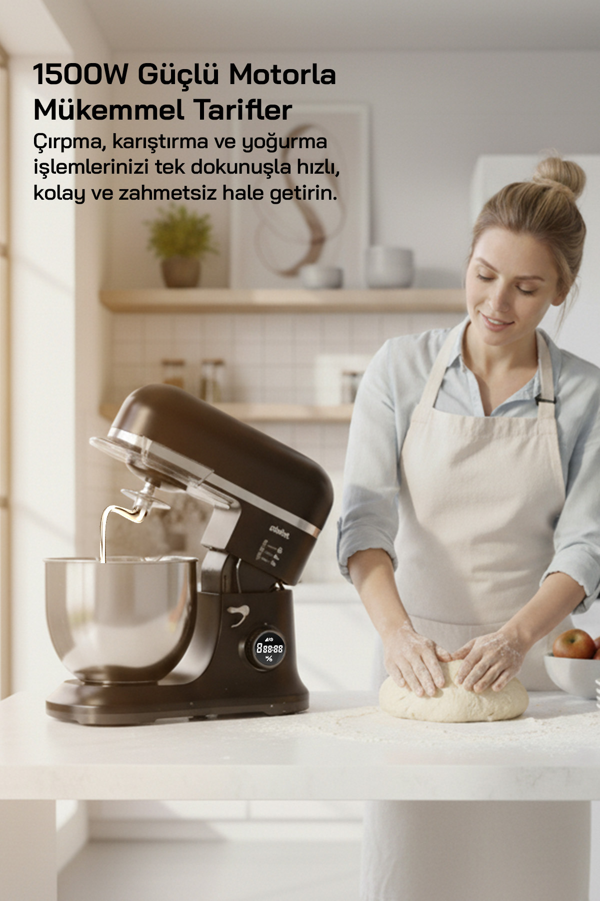 Sinbo SMX-2773 / Dijital Ekranlı Zaman Ayarlı Stand Mikser / 7.5 Sinbo SMX-2773 / Dijital Ekranlı Zaman Ayarlı Stand Mikser / 7.5