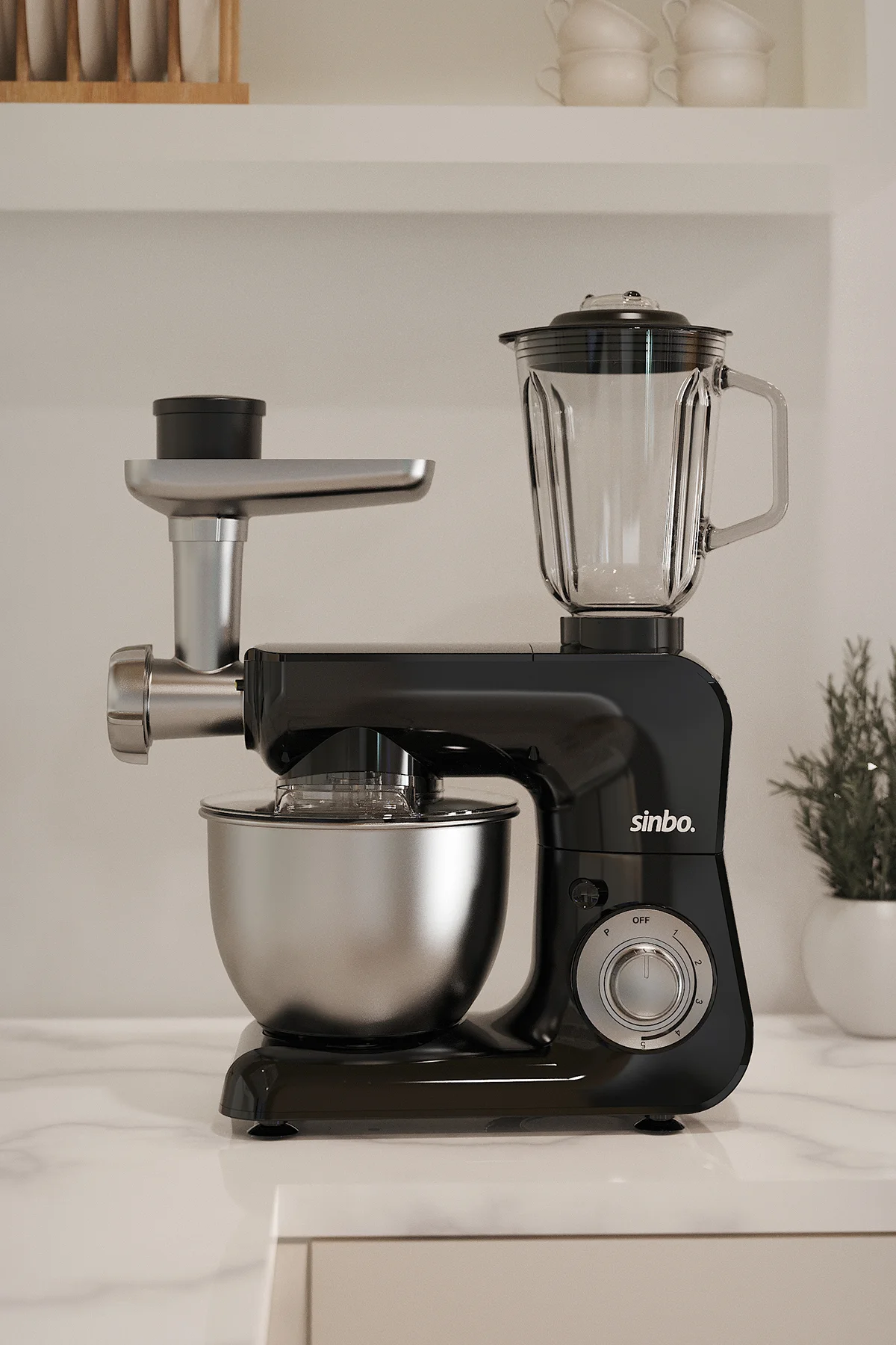Sinbo SMX-2775 Çok Amaçlı Mutfak Şefi ( Hamur - Kıyma - Blender M