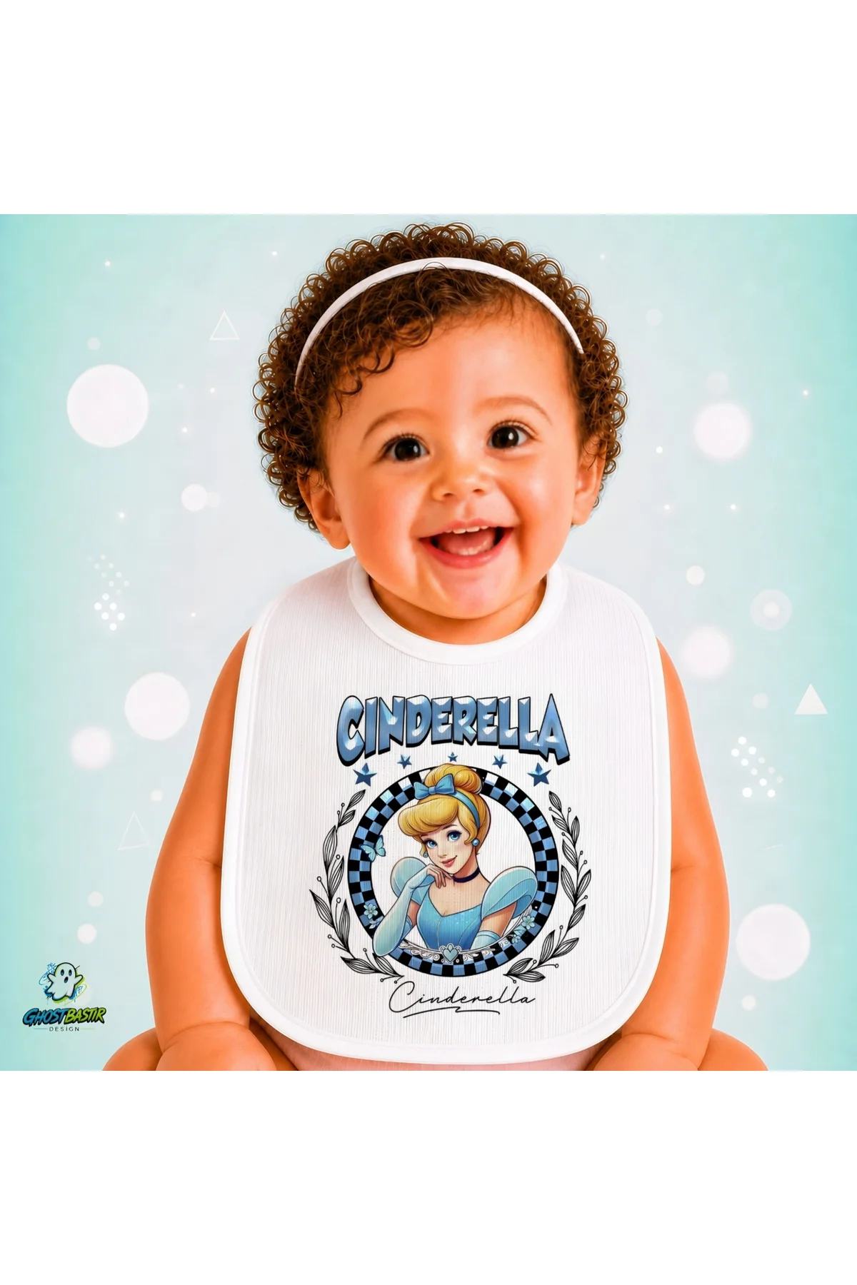 Sindirella Keten Bebek Mama Önlüğü – Yumuşak, Emici, Yıkanabilir, Özel Tasarım P175