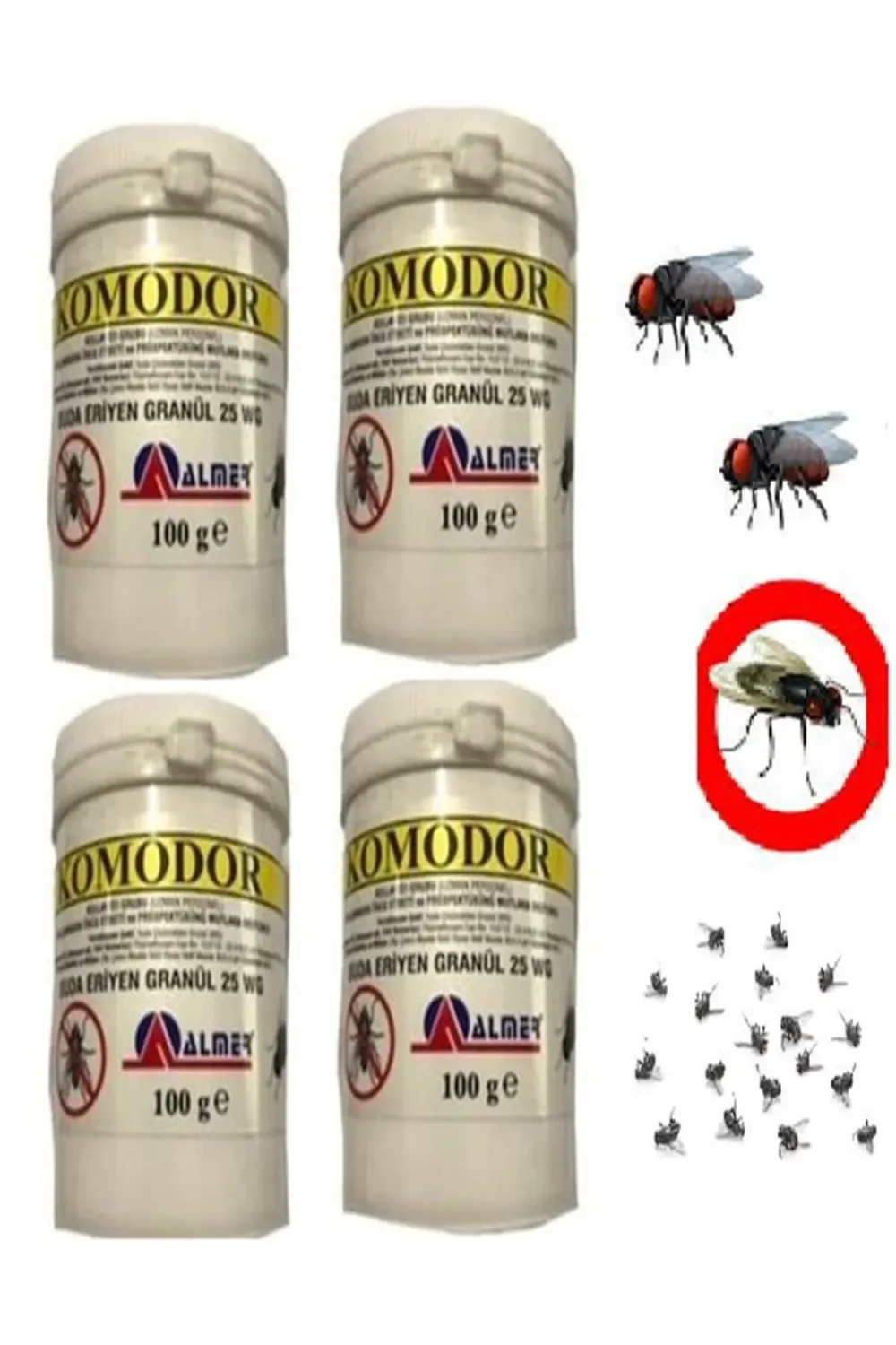 Sinek İlacı Komodor 100 Gr X 4 Adet