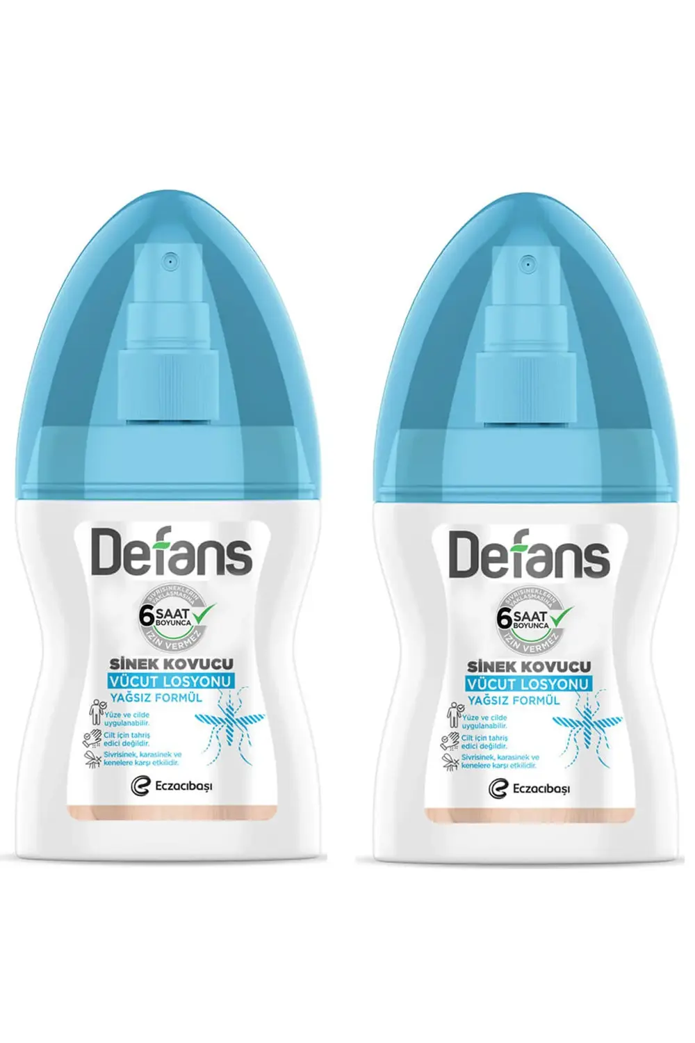 Sinek Kovucu Vücut Losyonu Yağsız Formül 100 ml 2 ADET